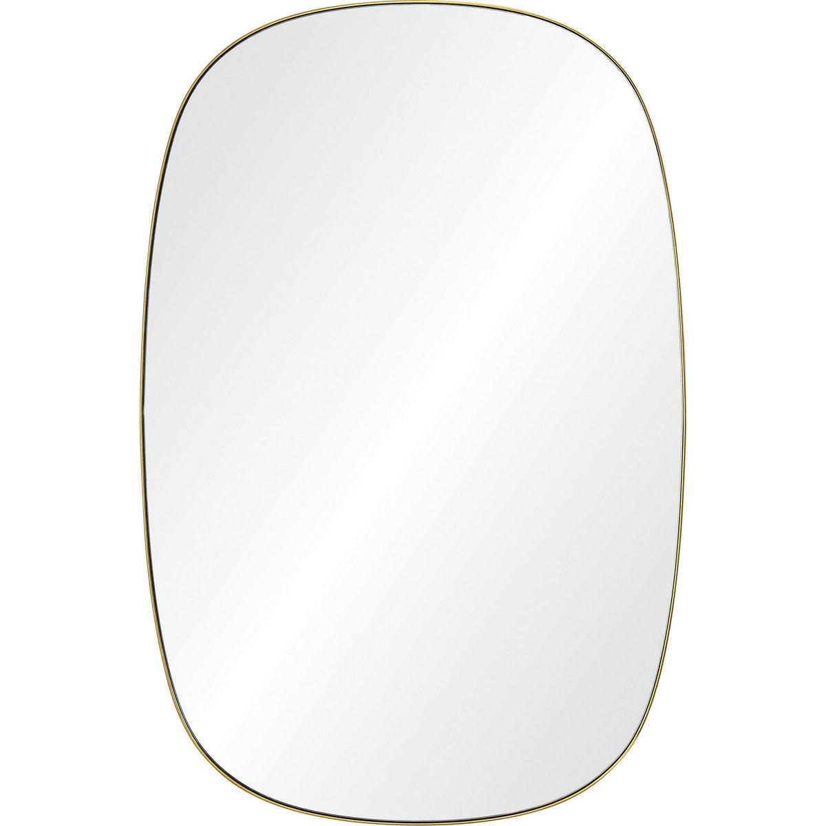 Gallegos Mirror in Brushed Brass