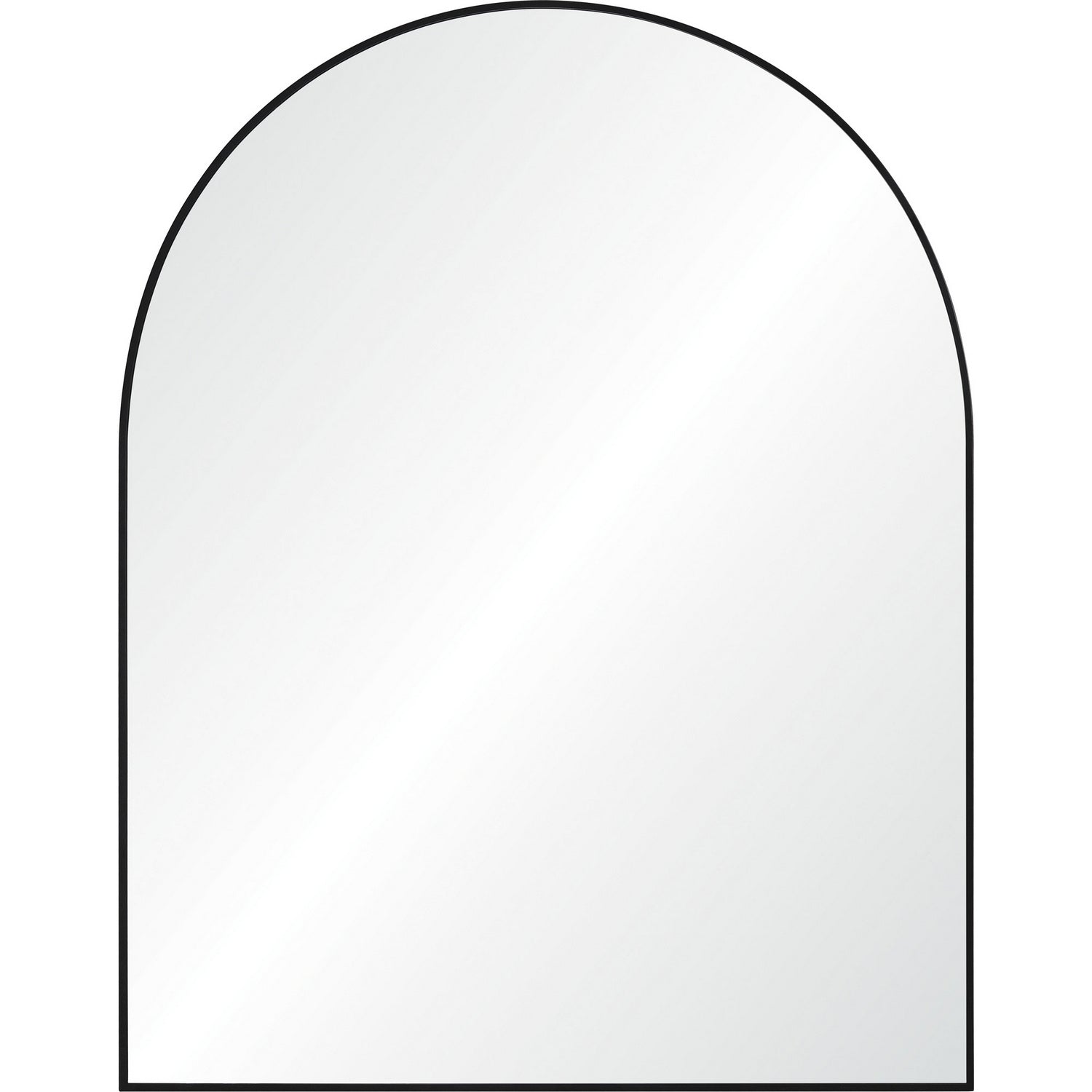 Lamia Mirror in Matte Black