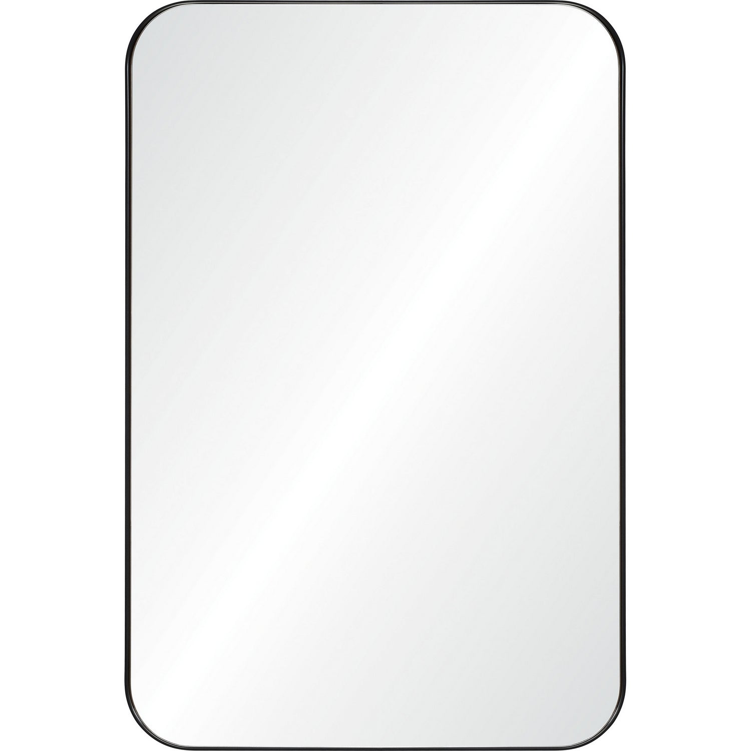 Glencoe Mirror in Matte Black