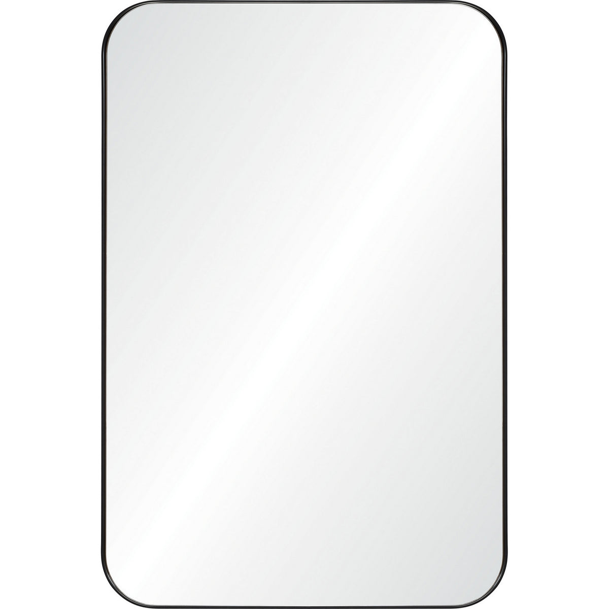 Glencoe Mirror in Matte Black