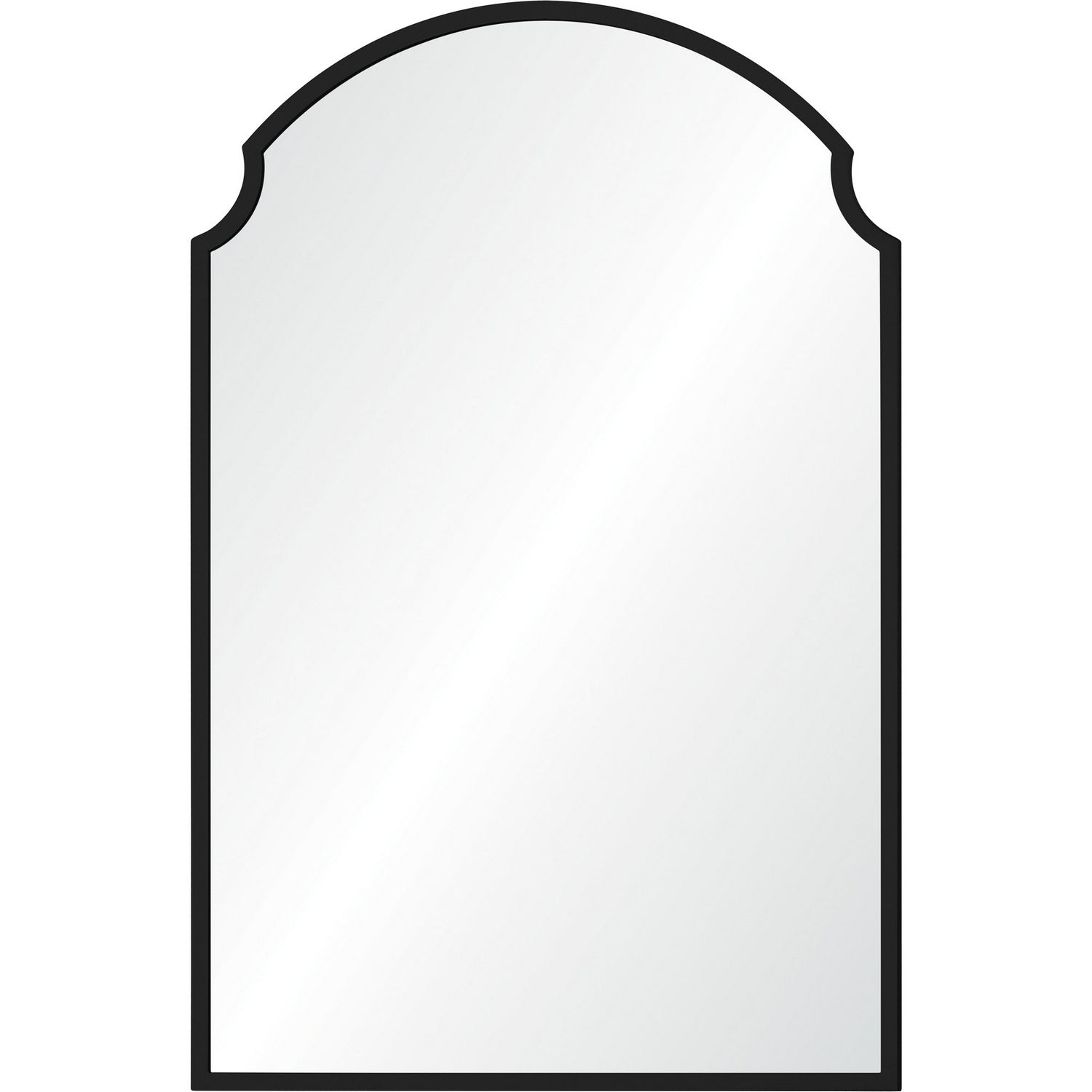 Asmara Mirror in Matte Black