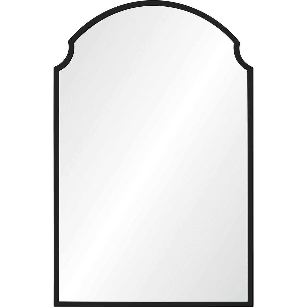 Asmara Mirror in Matte Black