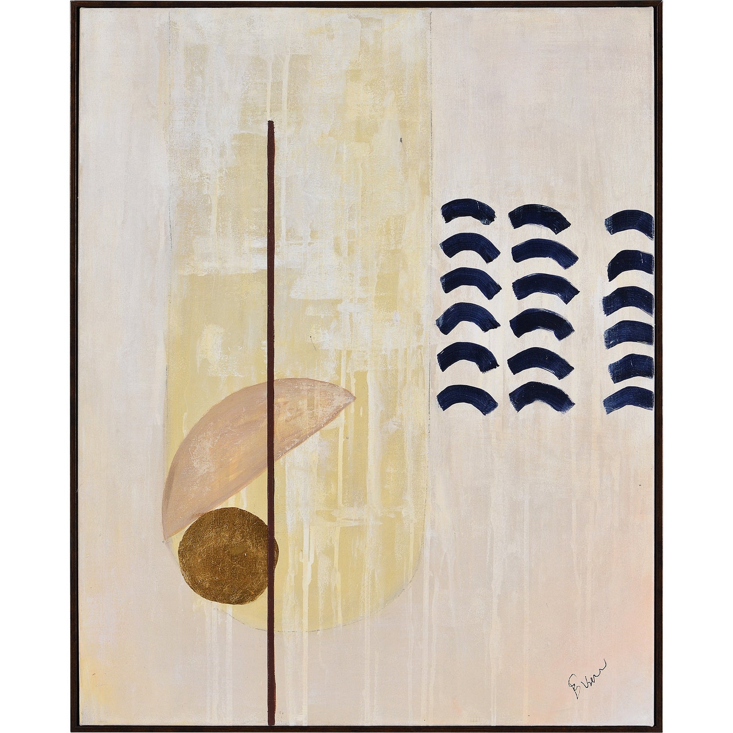 Navi Canvas Art in DARK BROWN