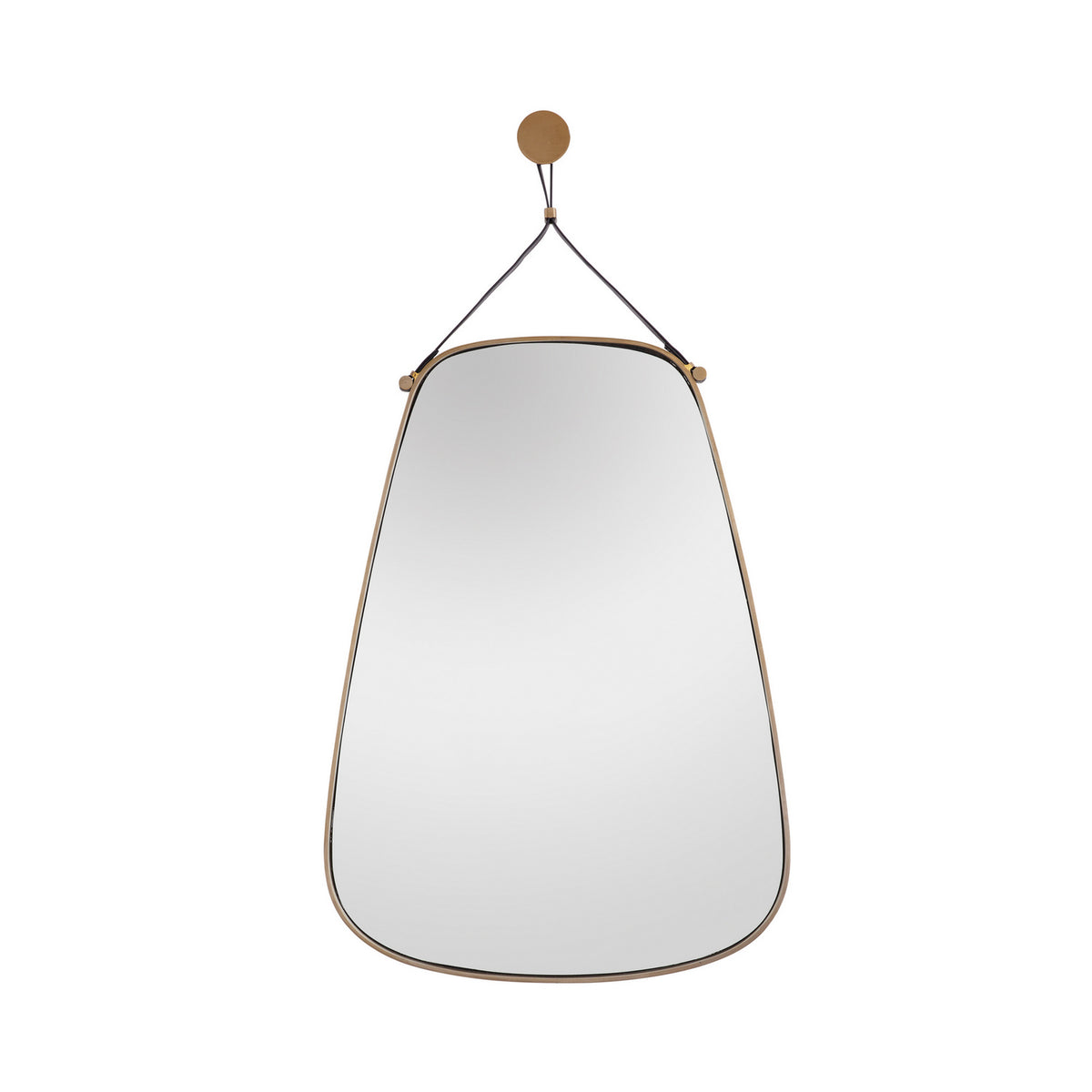 Norissa Mirror in Antique Brass