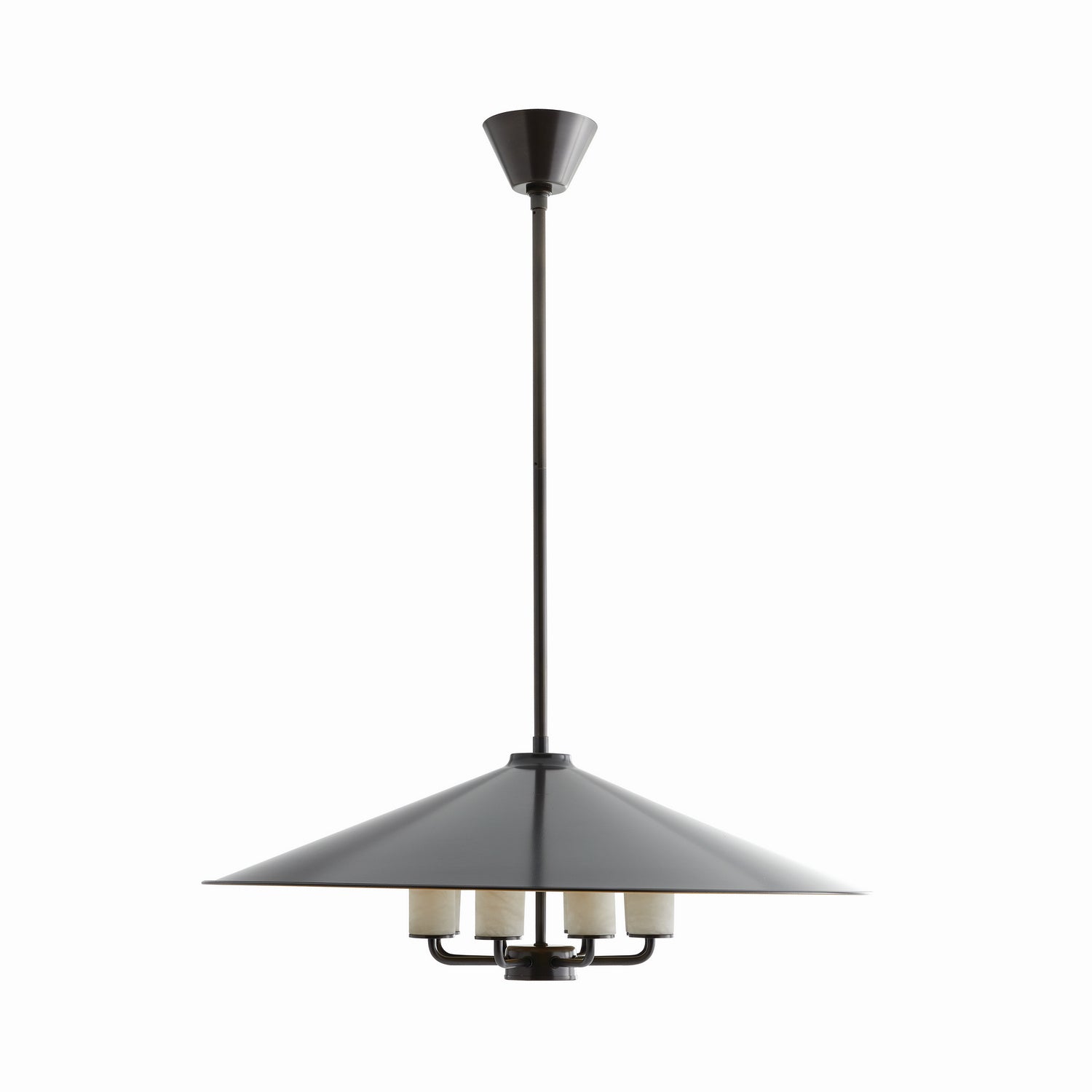 Suspension Manchester à huit lumières en bronze anglais