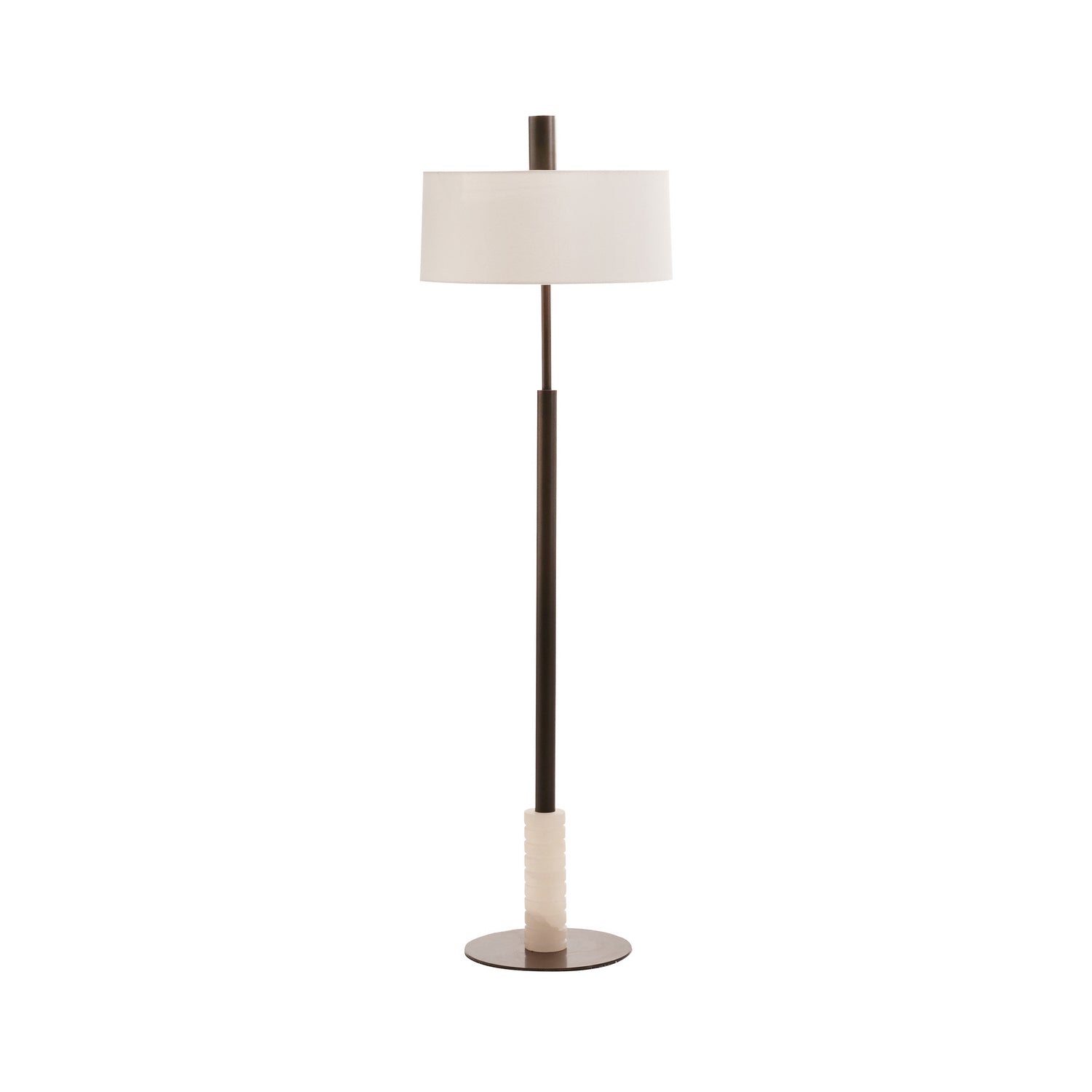 Lampadaire Mitchell à une lumière en bronze