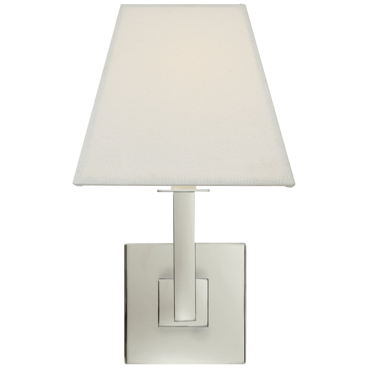 Architectural One Light Wall Sconce in Polished Nickel