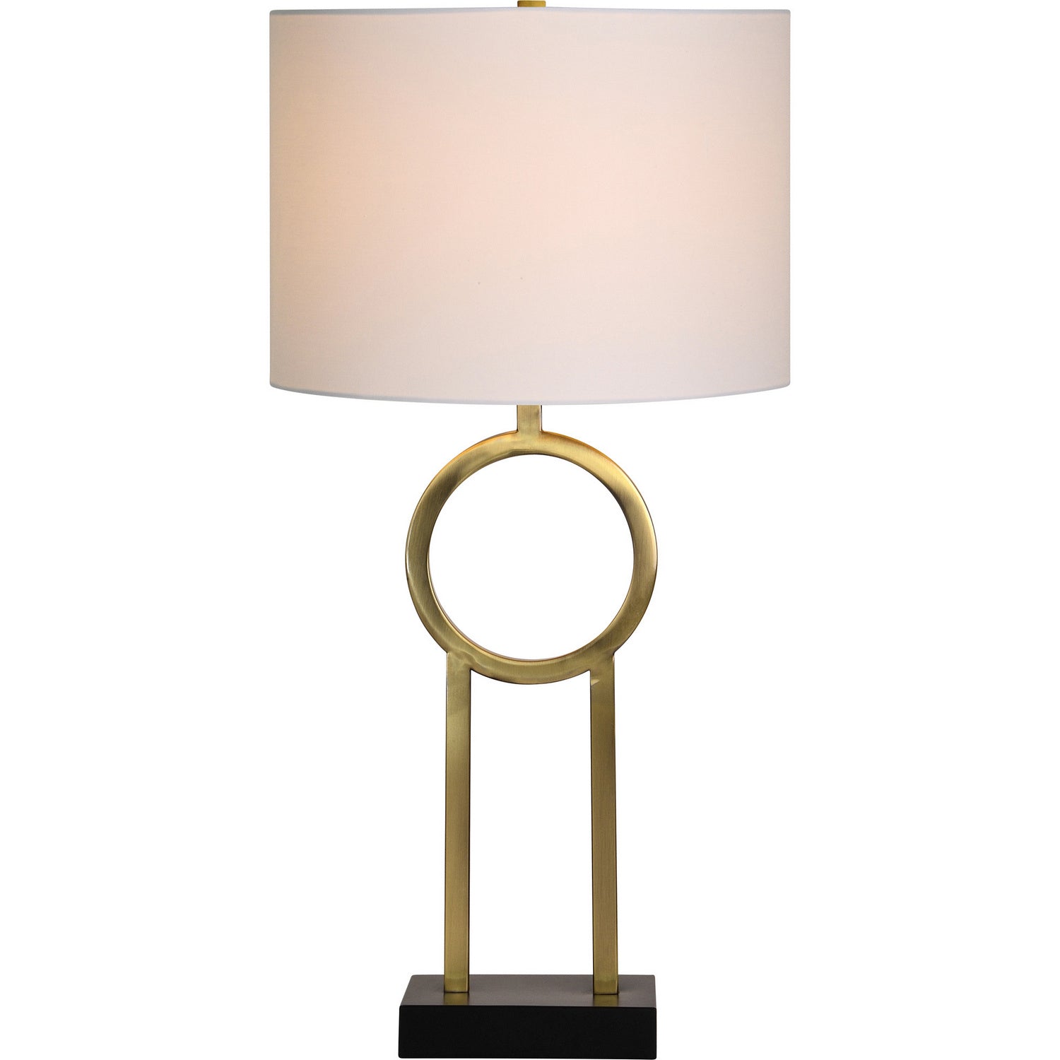 Burlington One Light Table Lamp in Antique Brass