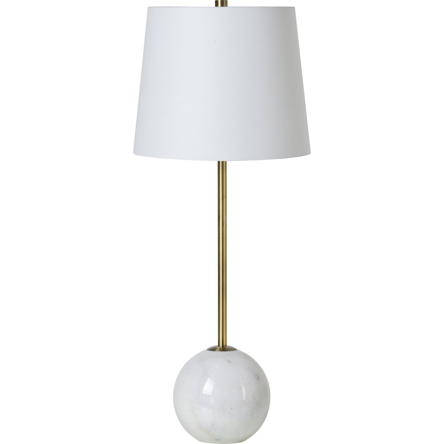 Naomi One Light Table Lamp in Antique Brass