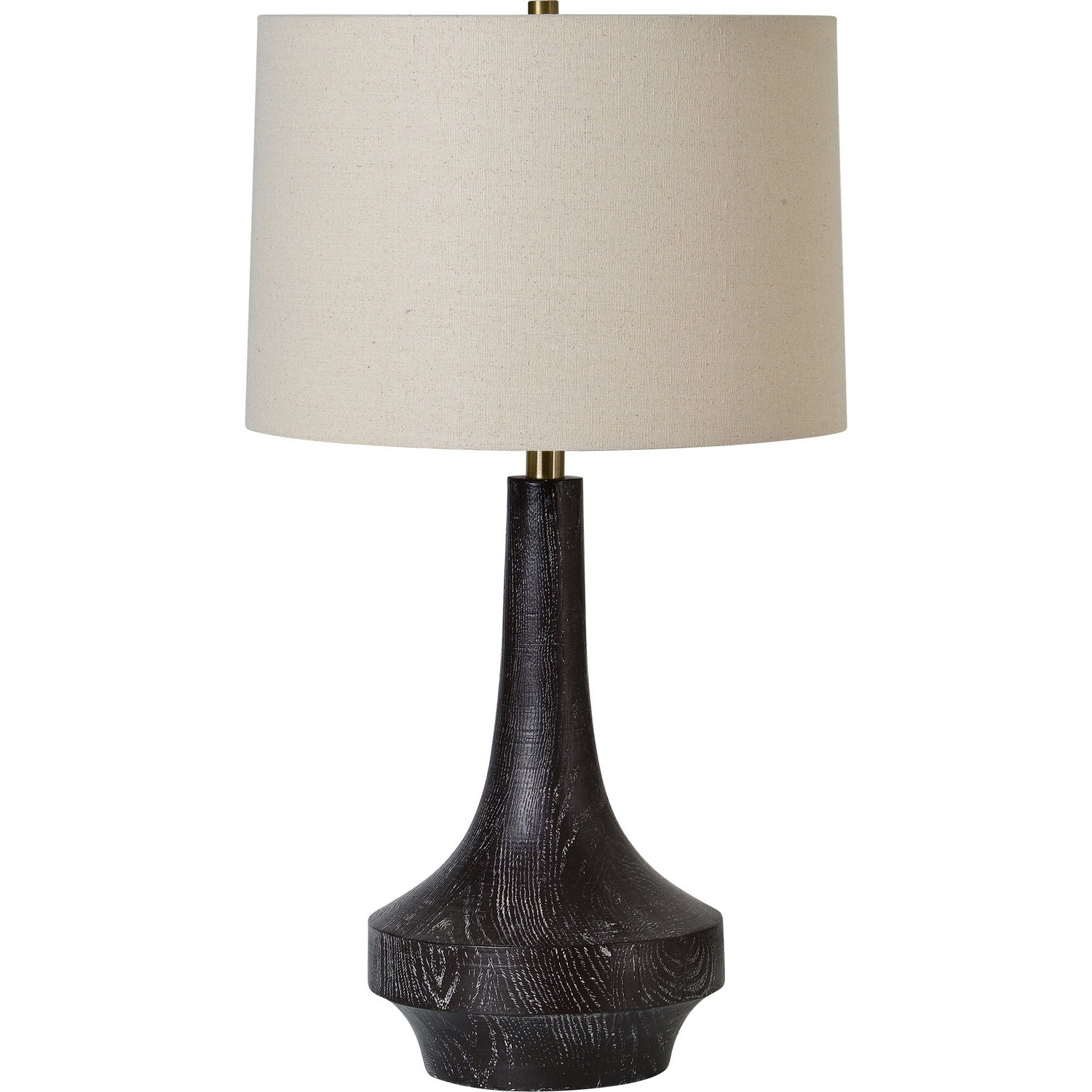 Truro One Light Table Lamp in Brown