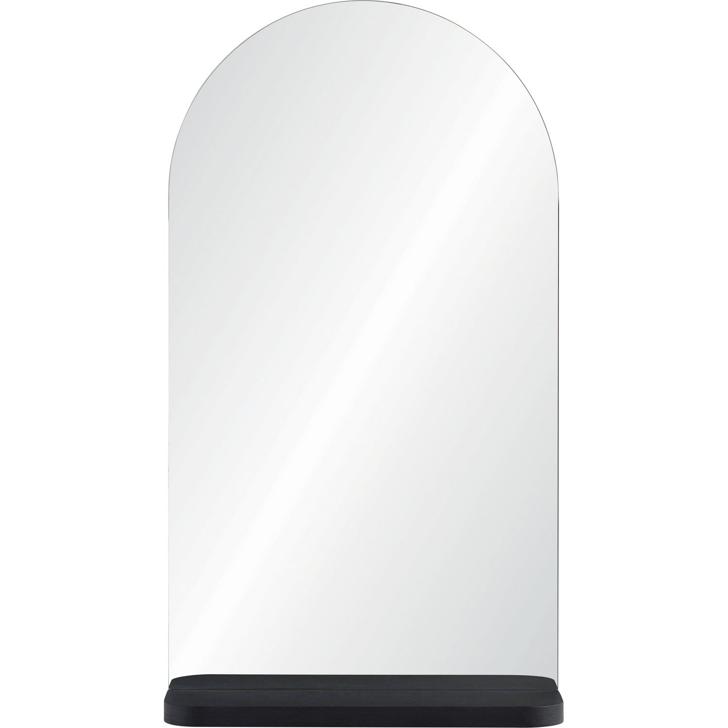 Lucila Mirror in Black Wood Veneer