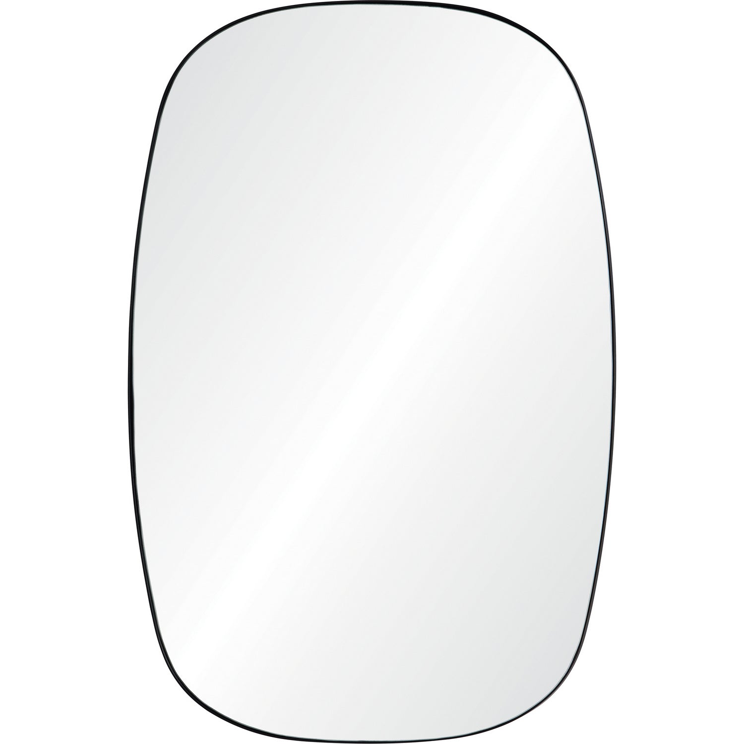 Bergen Mirror in Matte Black