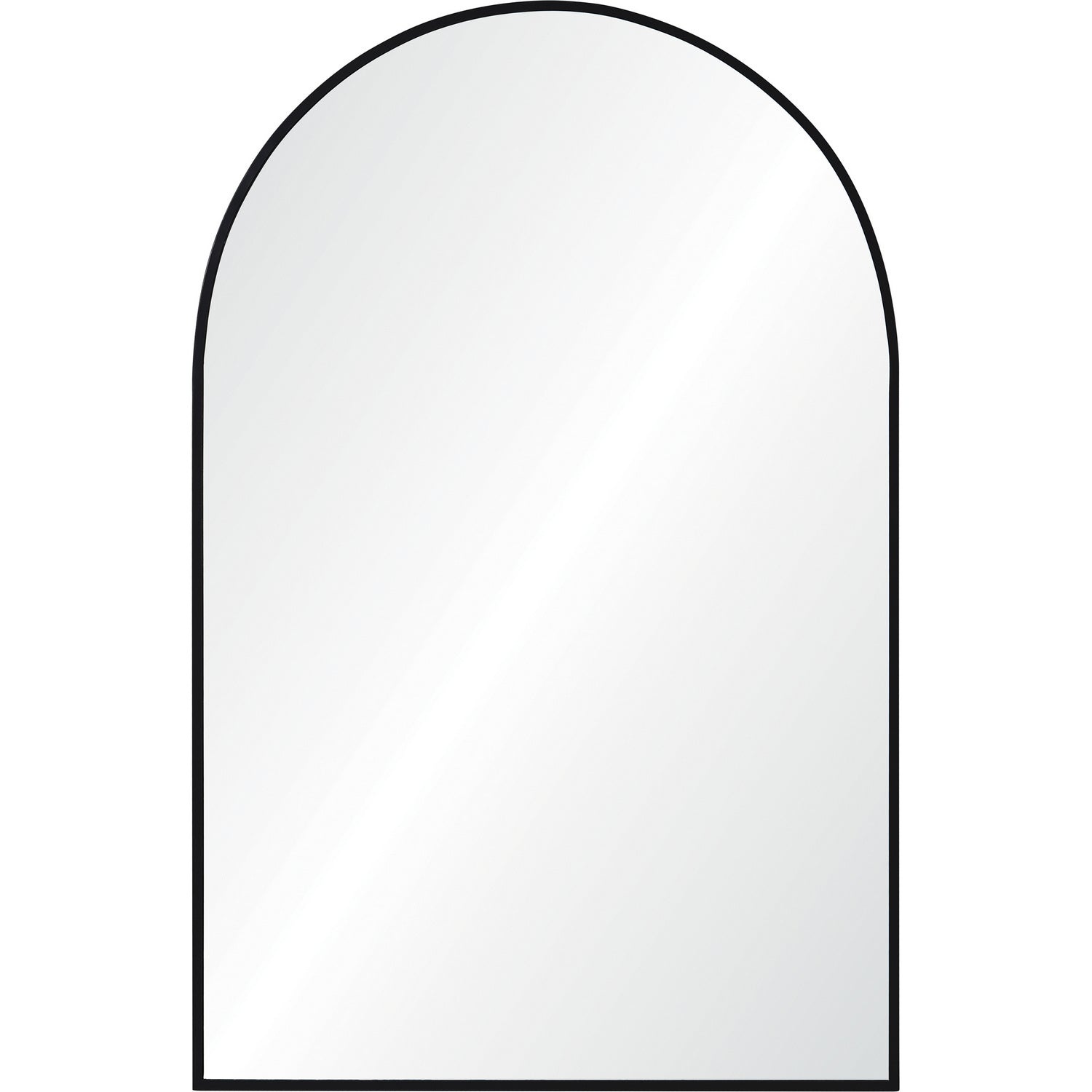 Waren Mirror in Matte Black