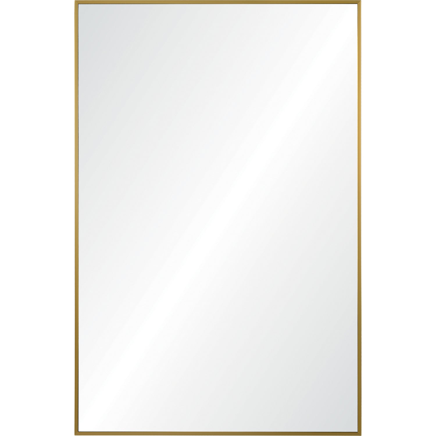Raydon Mirror in Satin Brass