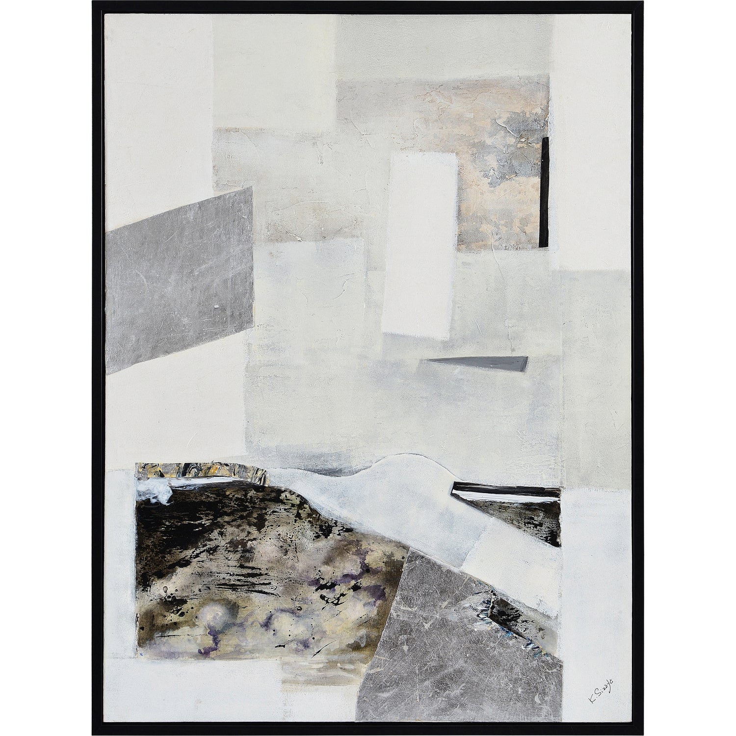 Toile Telesto en noir