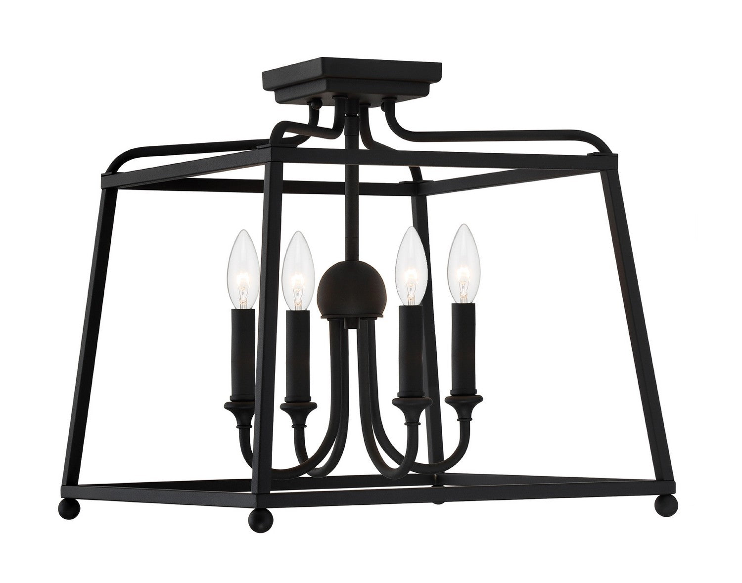 Sylvan Four Light Semi Flush Mount