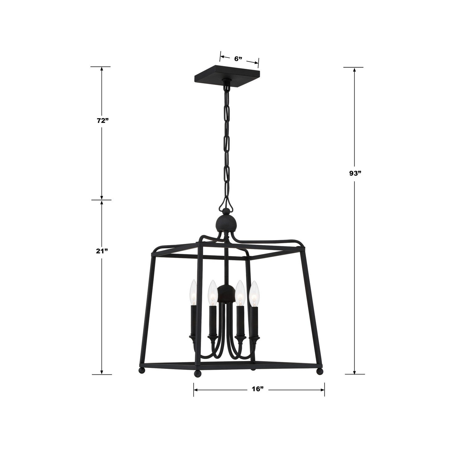 Sylvan Four Light Chandelier