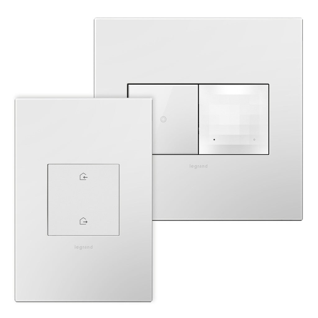 Adorne Smart Switch Starter Kit w/ Gateway and Home Away Wireless Smart Switch w/ Netatmo, White