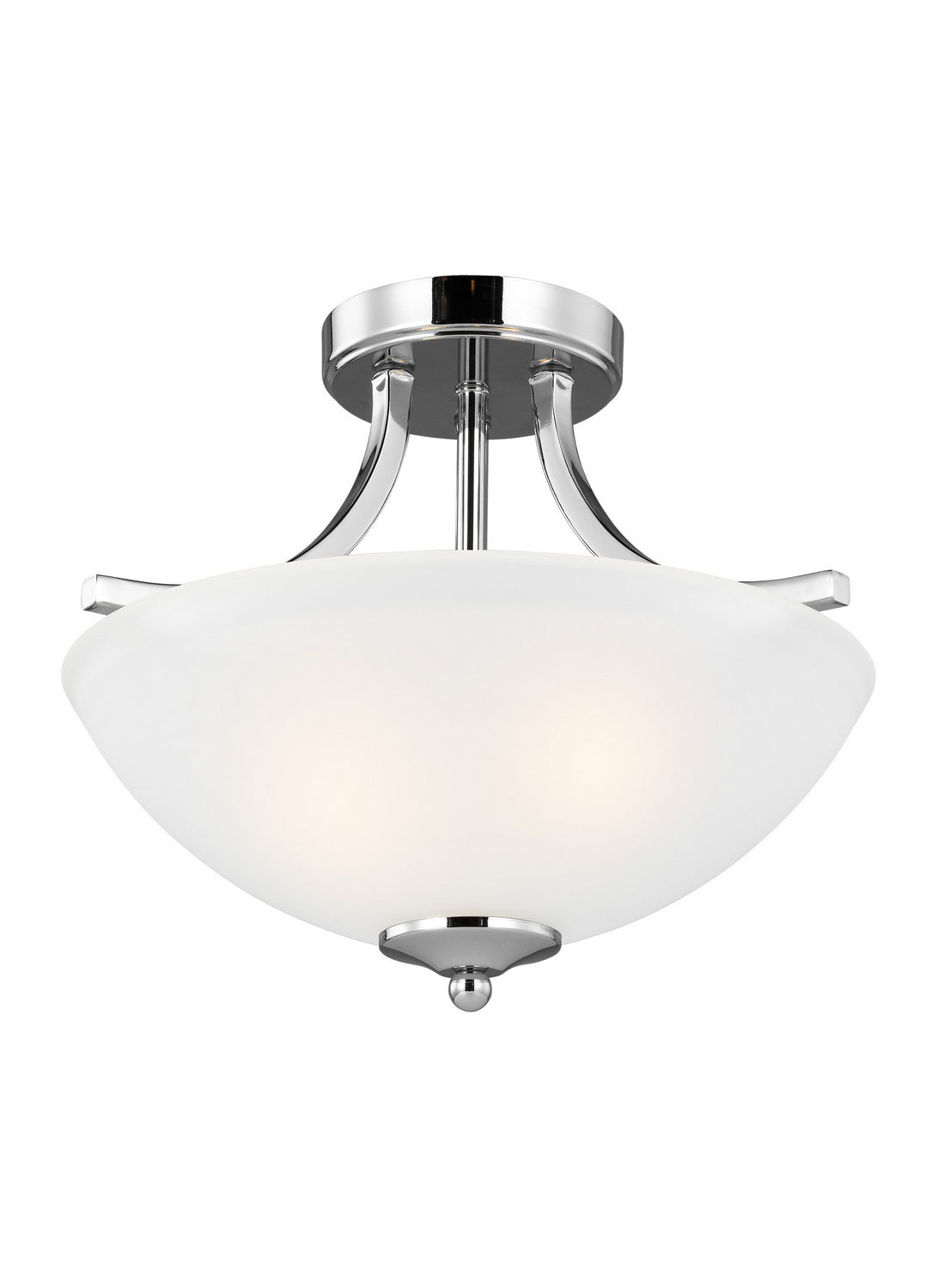 Geary Two Light Semi-Flush Convertible Pendant