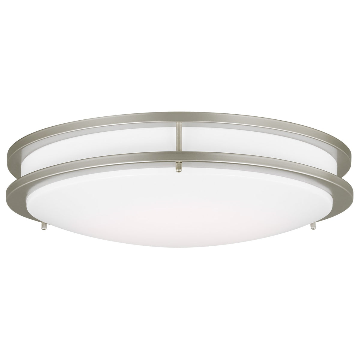 Mahone LED Flush Mount in Painted Brushed Nickel