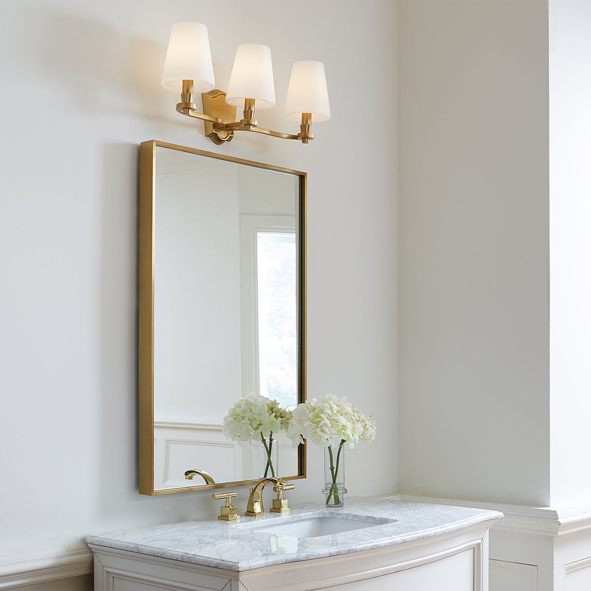 Paisley Three Light Vanity