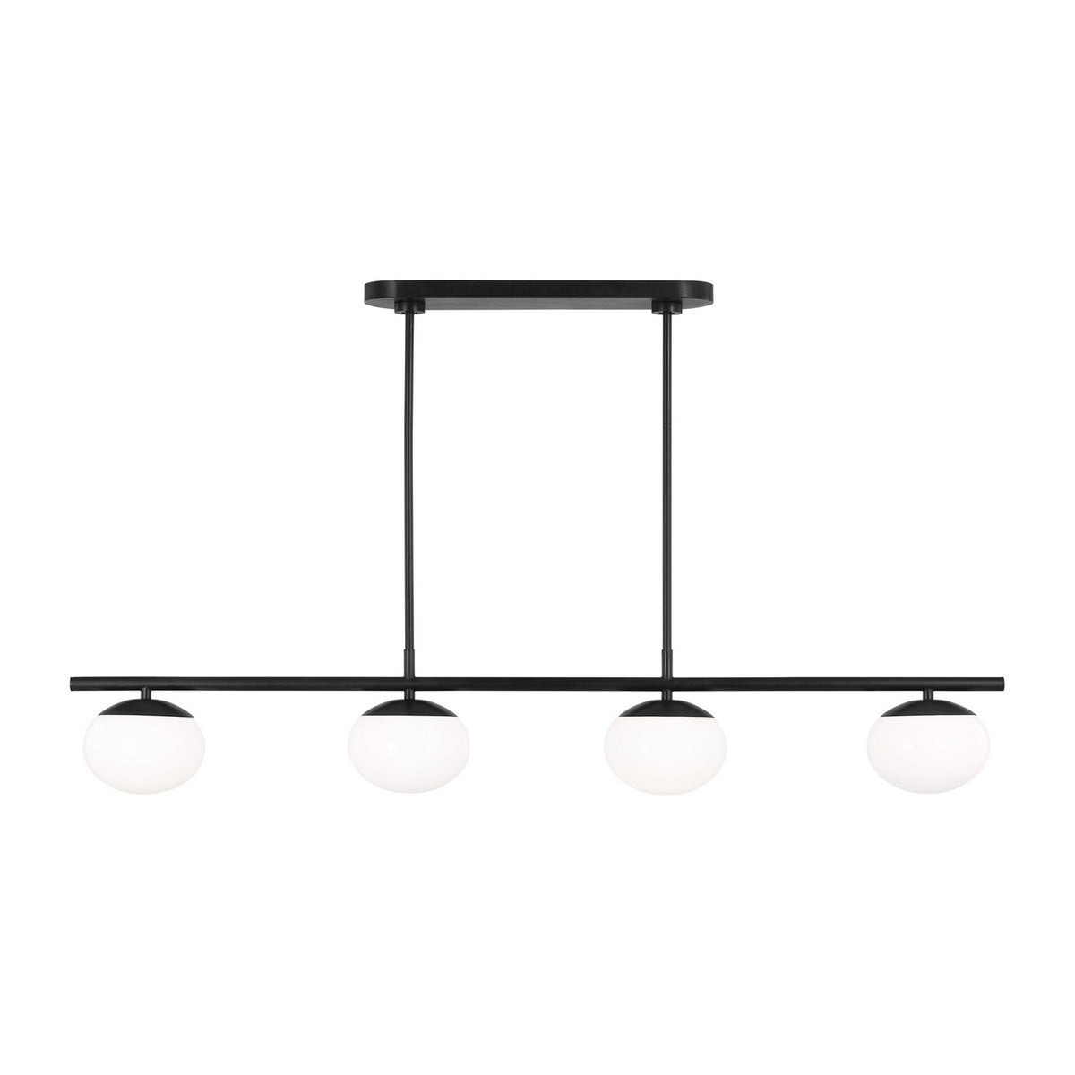 Lune Four Light Linear Chandelier