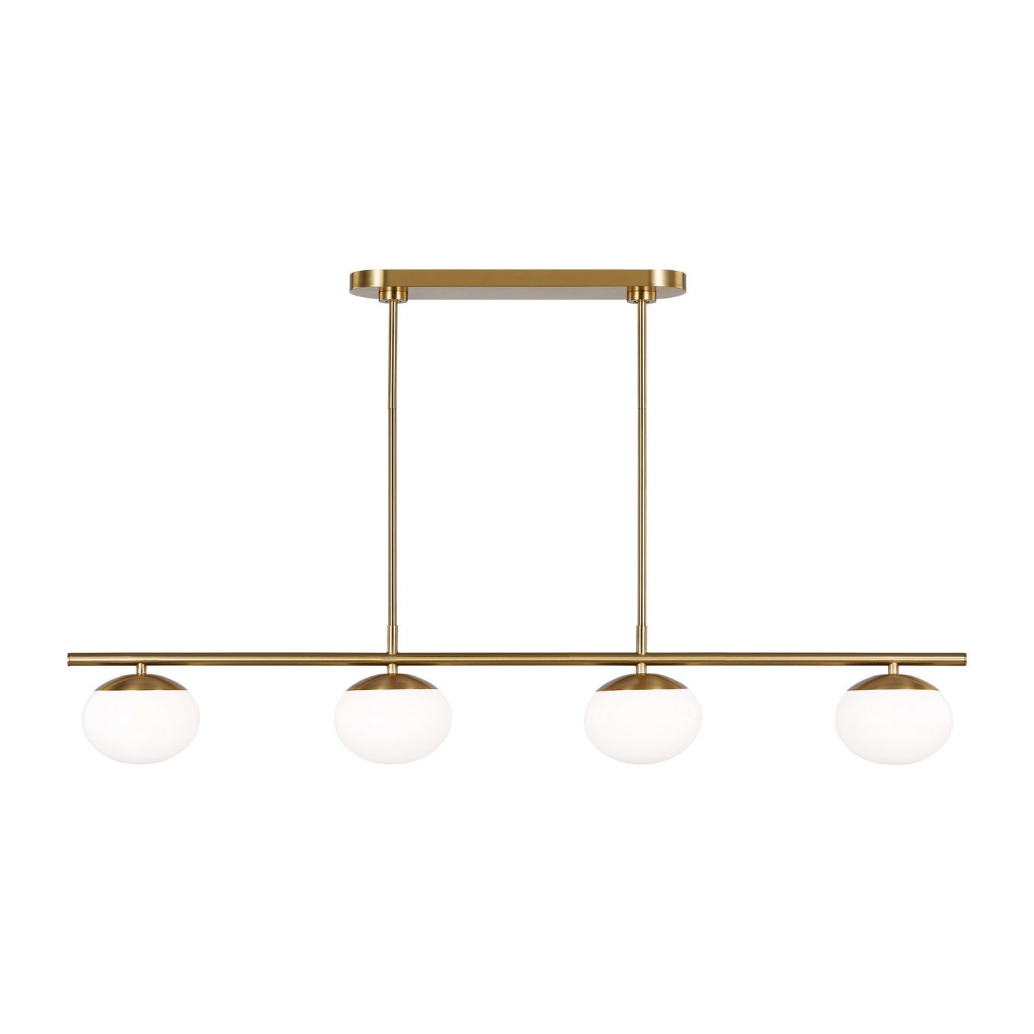 Lune Four Light Linear Chandelier