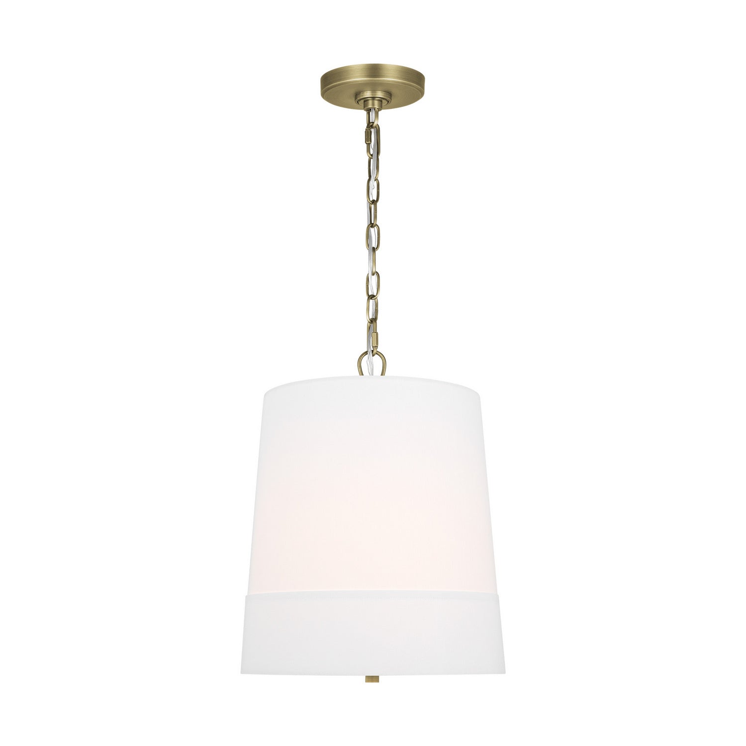 Ivie One Light Pendant in Time Worn Brass