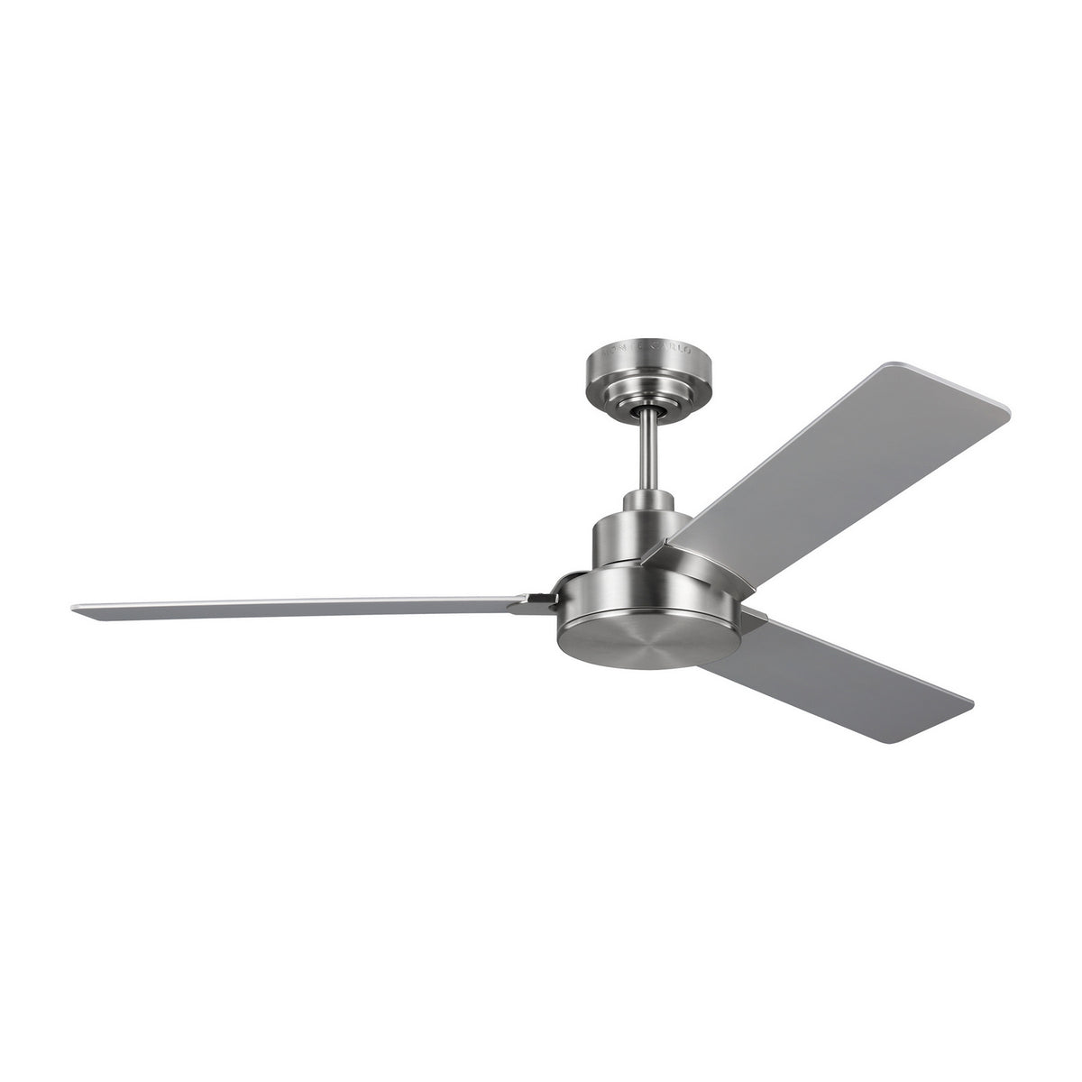 Jovie 52" Ceiling Fan in Brushed Steel