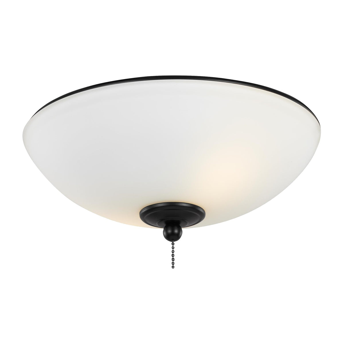 Universal LED Ceiling Fan Light Kit in Matte Black