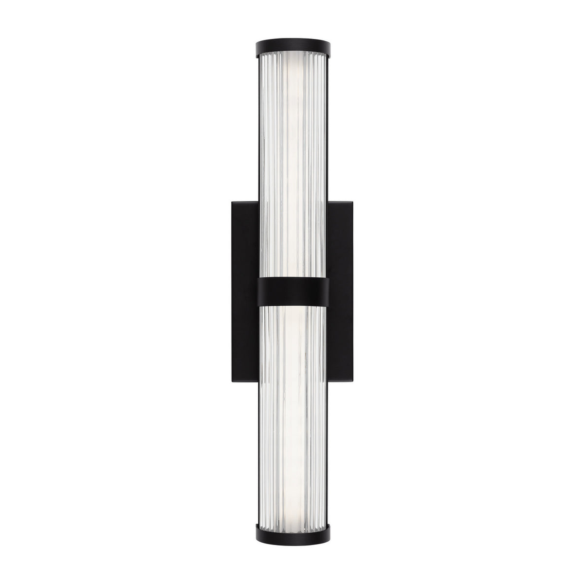 Syden LED Bath Wall Sconce in Midnight Black