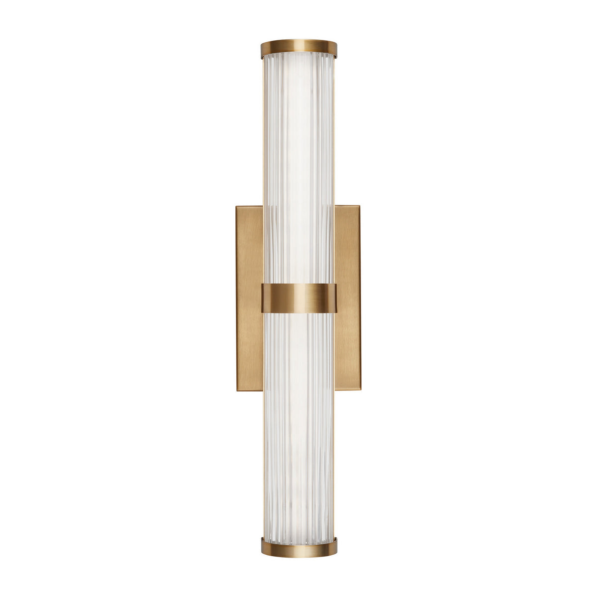 Syden LED Bath Wall Sconce in Satin Brass