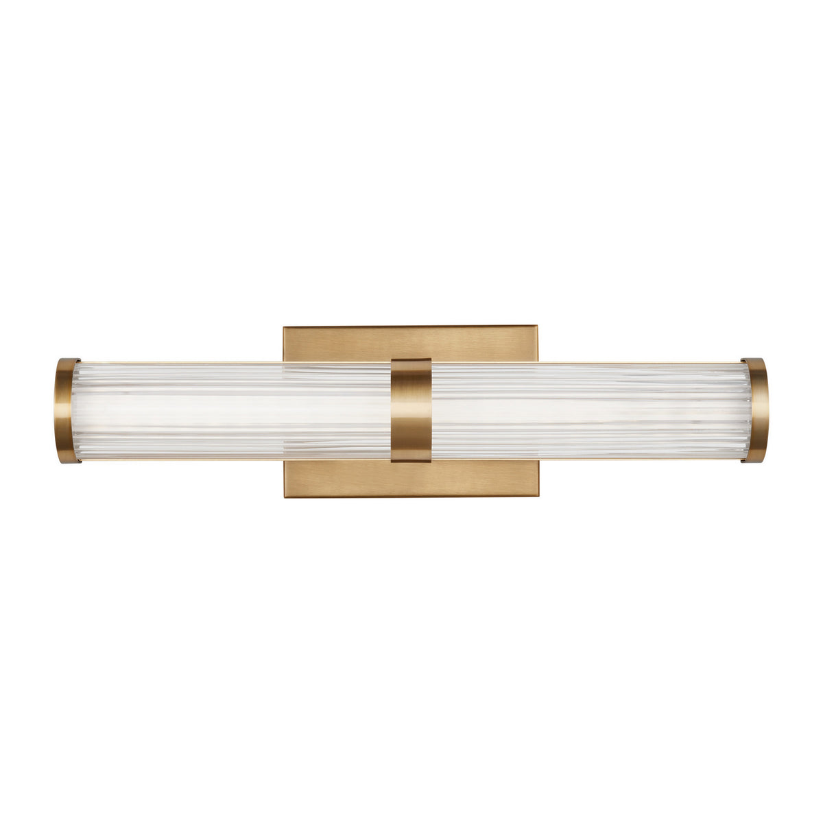 Syden LED Bath Wall Sconce in Satin Brass