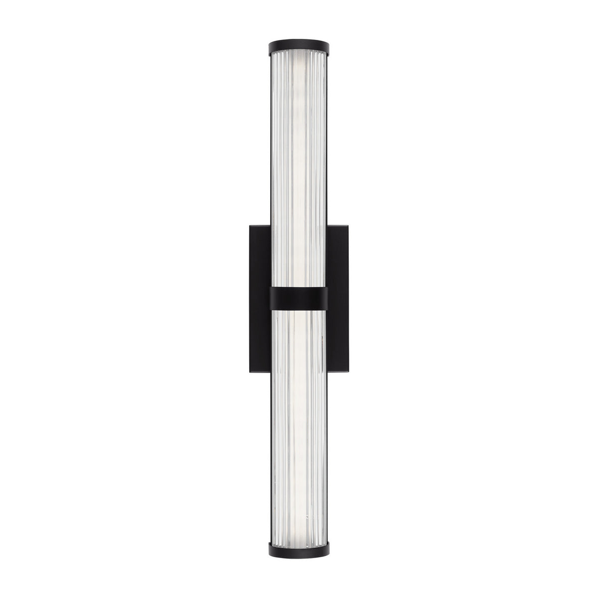 Syden LED Bath Wall Sconce in Midnight Black
