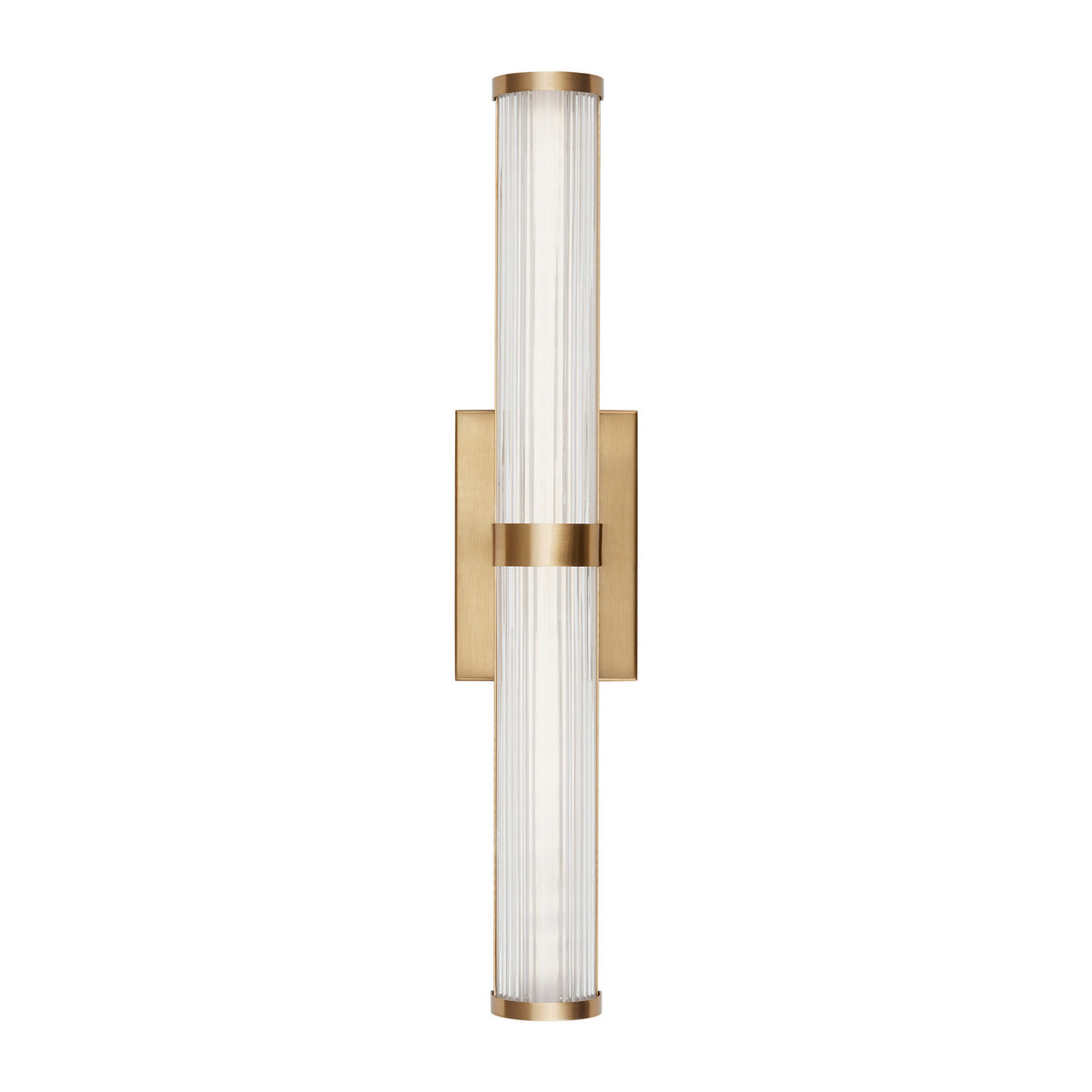 Syden LED Bath Wall Sconce in Satin Brass