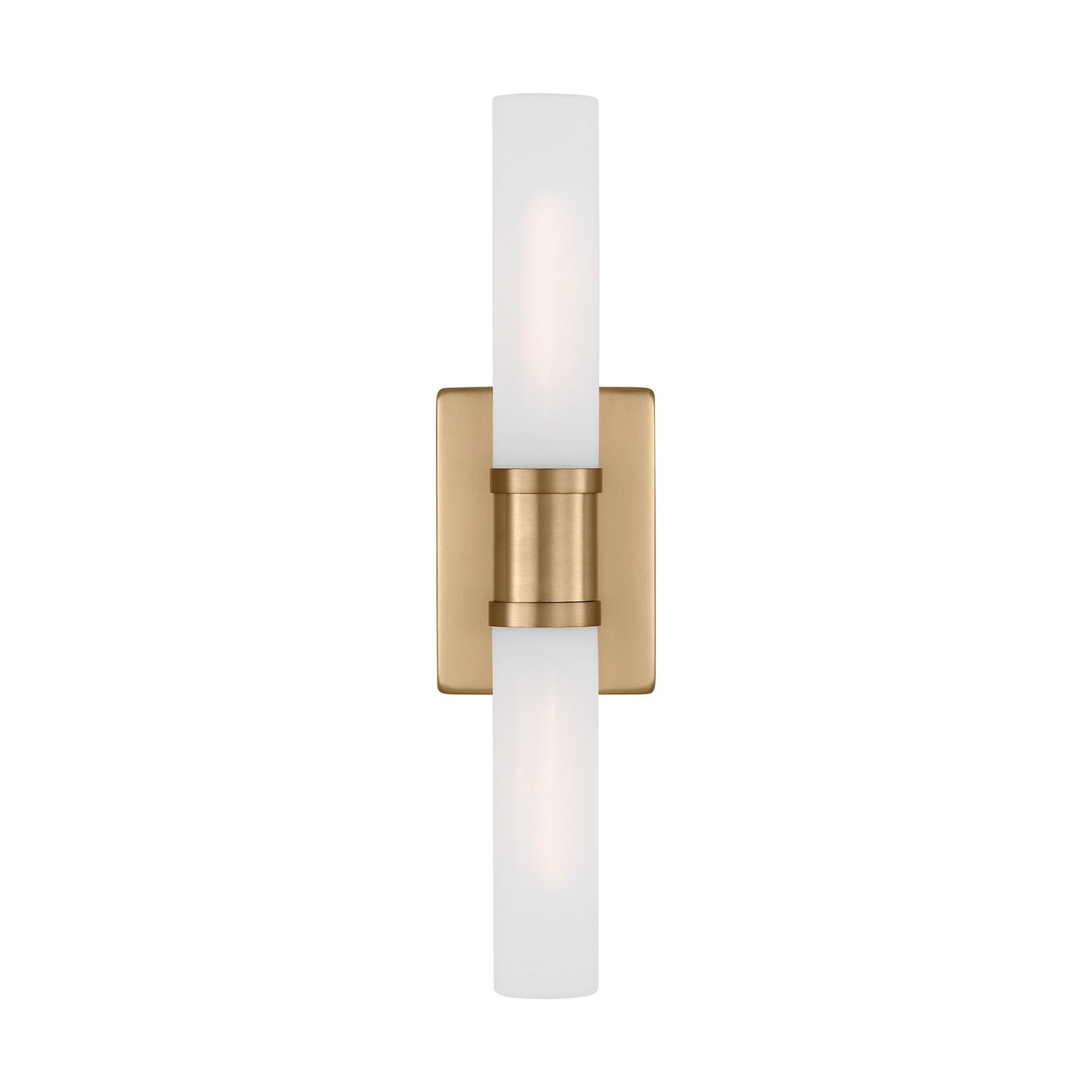 Keaton Medium Two Light Wall / Bath, 1 Body - Steel - Satin Brass