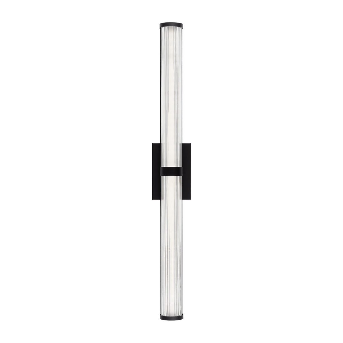 Syden LED Bath Wall Sconce in Midnight Black