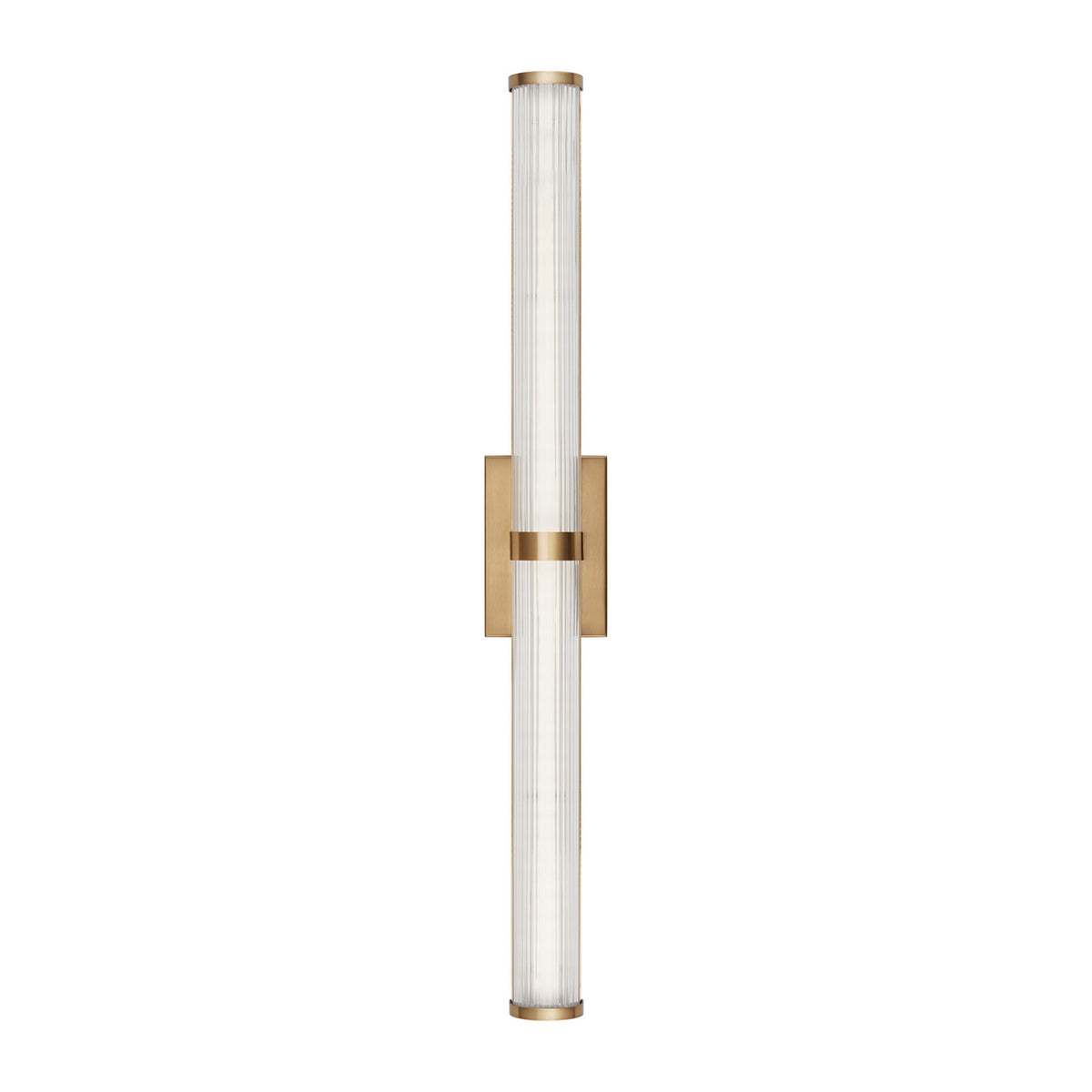 Syden LED Bath Wall Sconce in Satin Brass