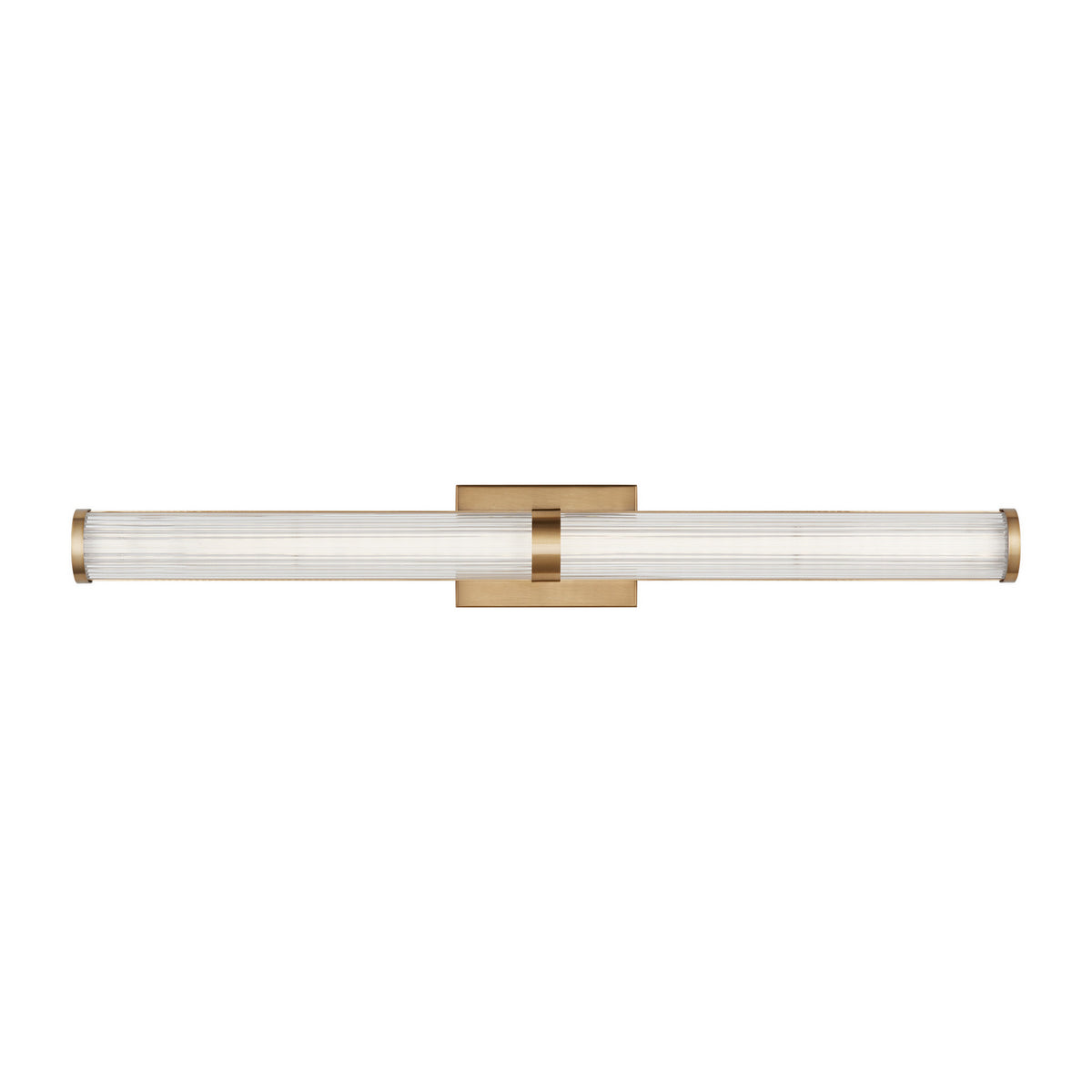 Syden LED Bath Wall Sconce in Satin Brass