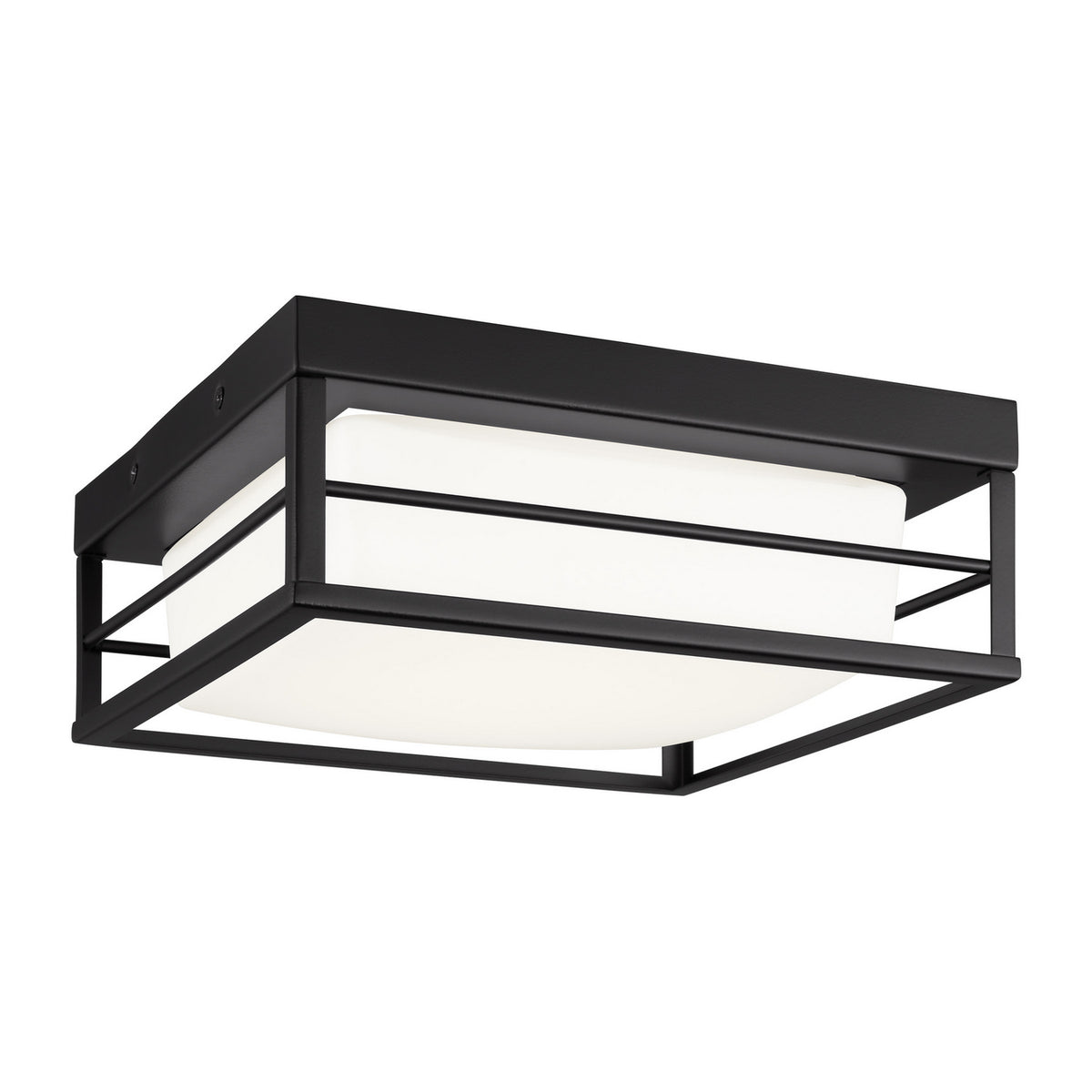 Dearborn LED Flush Mount in Midnight Black