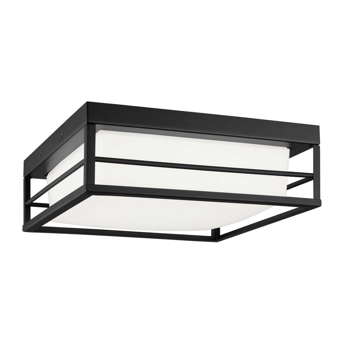 Dearborn LED Flush Mount in Midnight Black