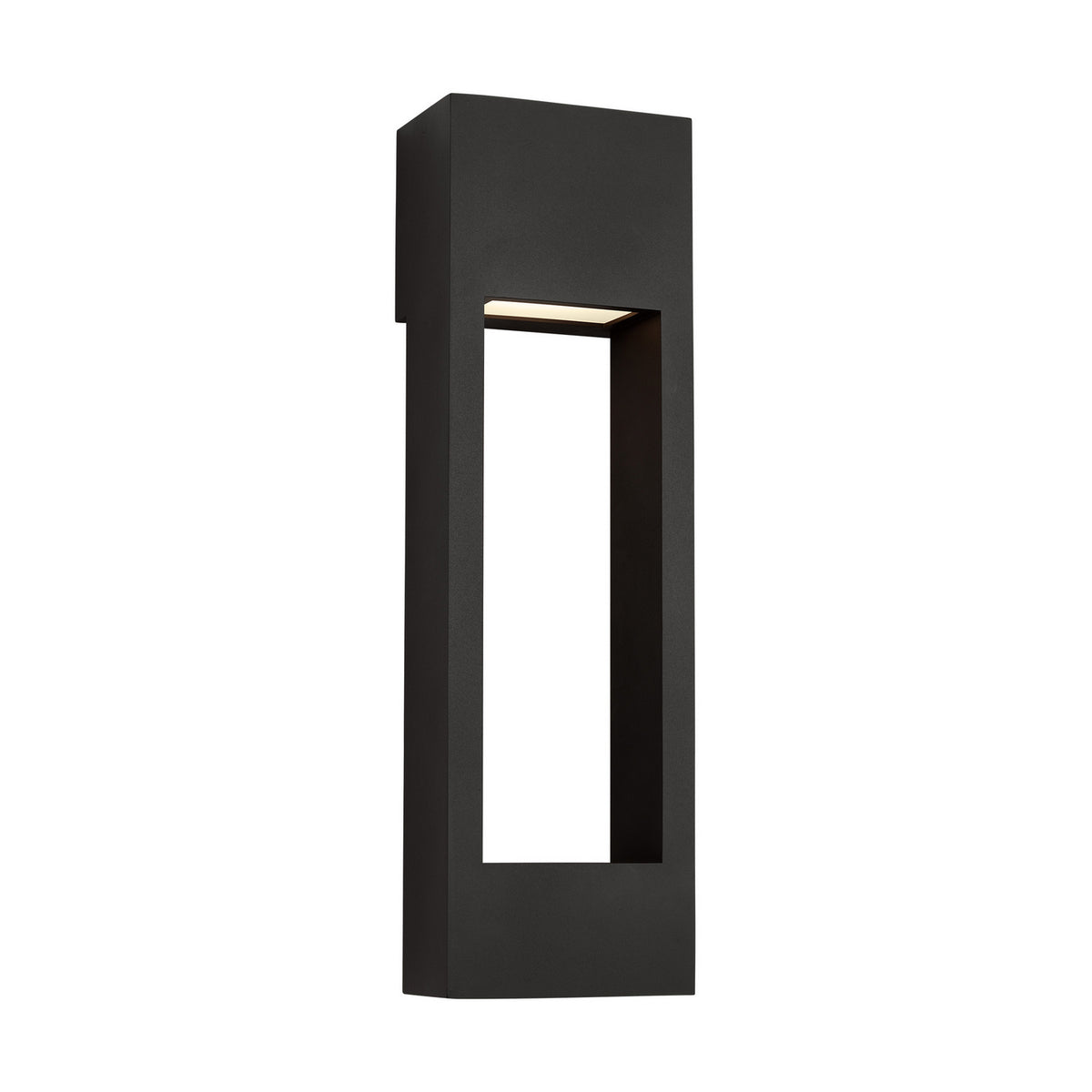 Testa LED Outdoor Wall Lantern in Black
