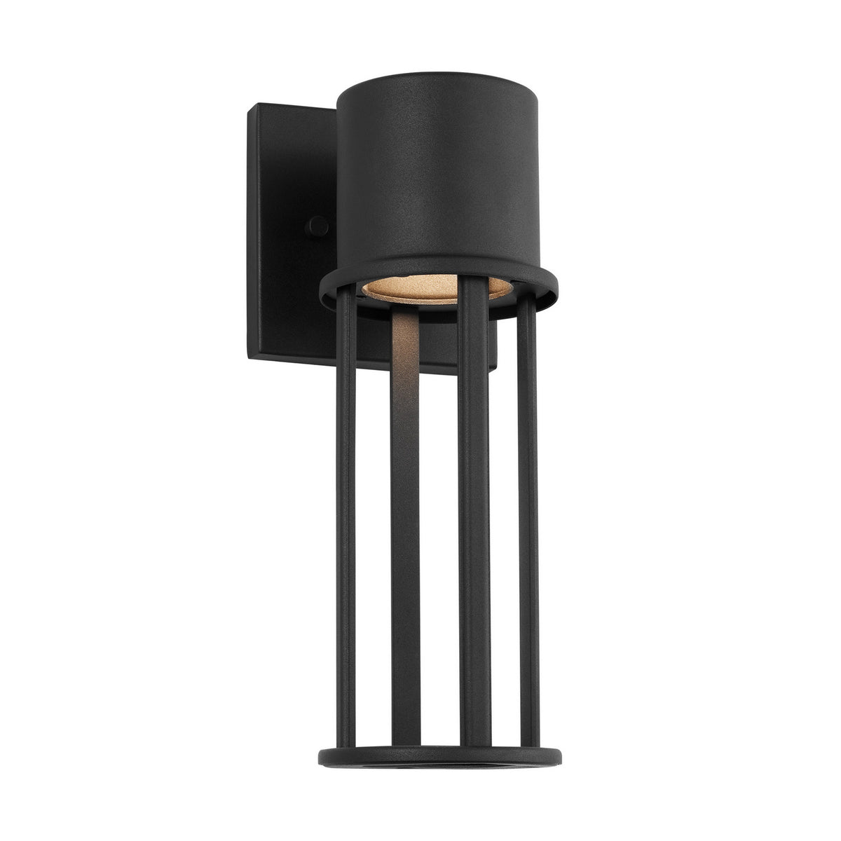Union LED Outdoor Wall Lantern in Black