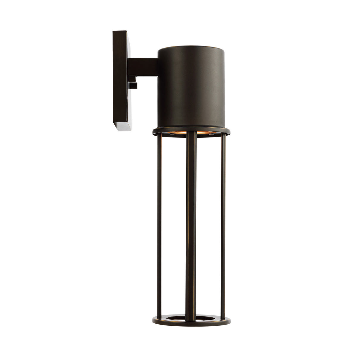 Union LED Outdoor Wall Lantern in Antique Bronze