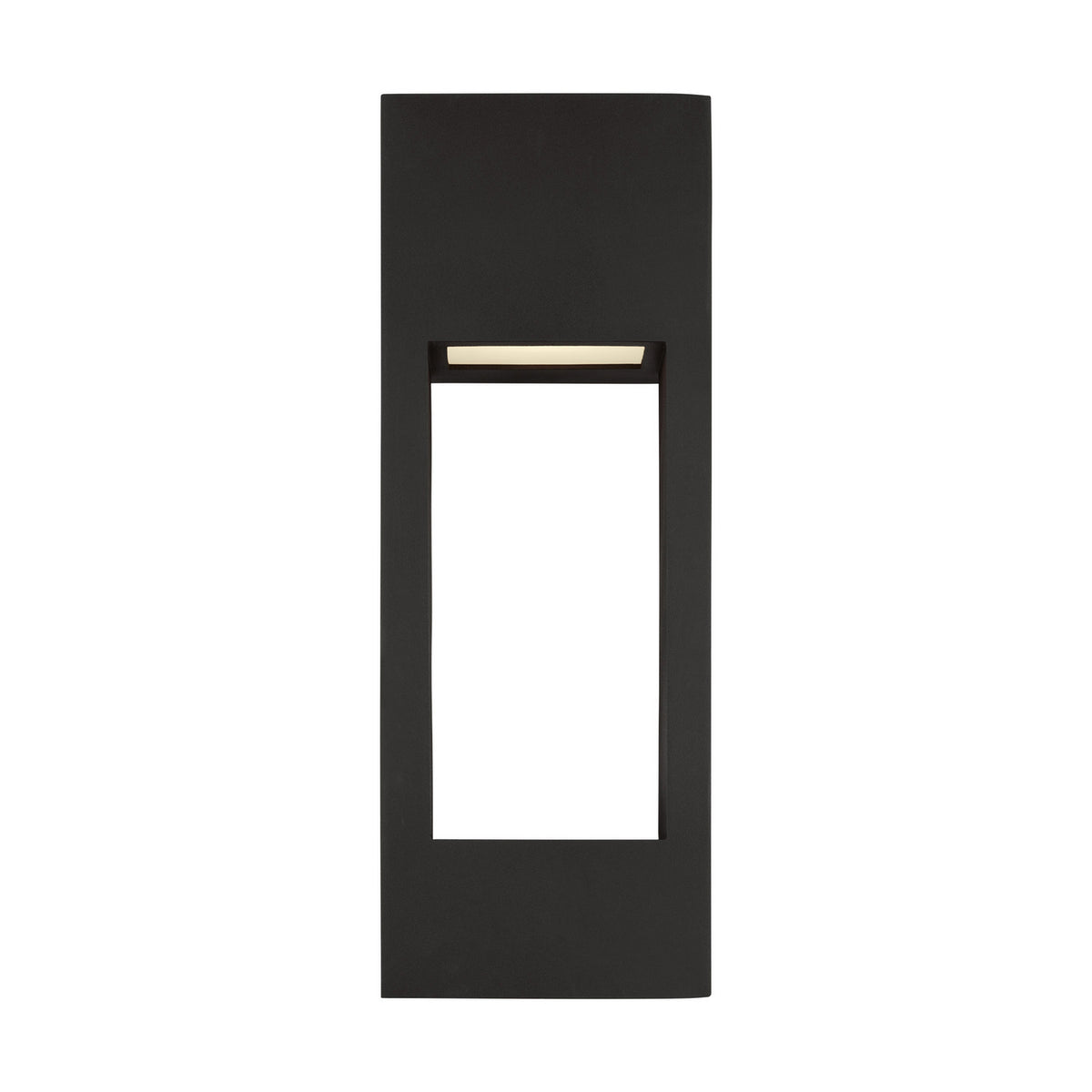 Testa LED Outdoor Wall Lantern in Black