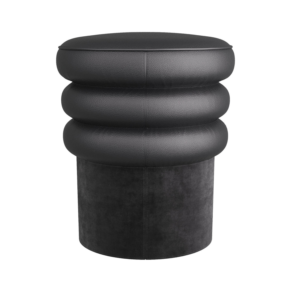 Rollo Ottomon in Black