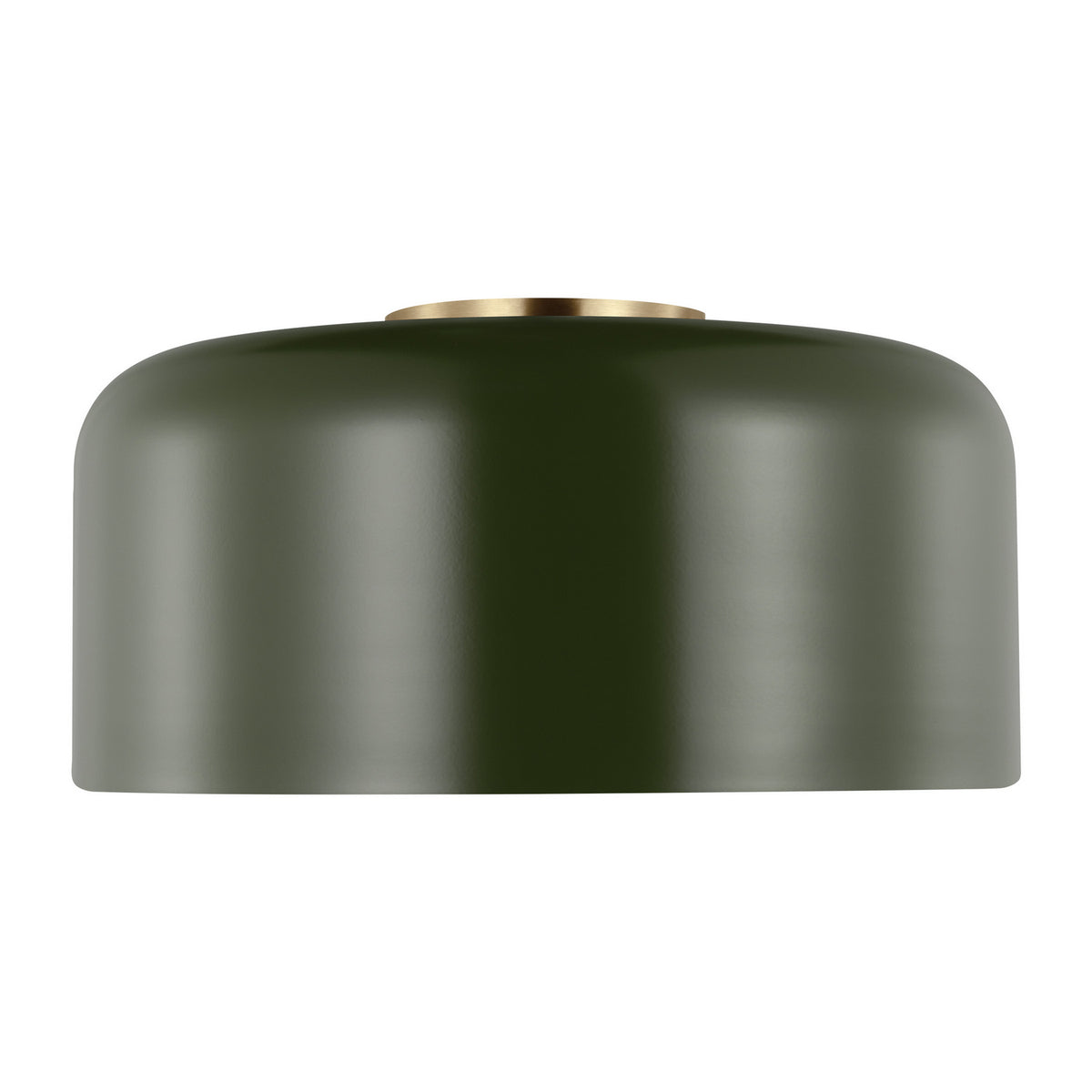 Malone LED Flush Mount in Olive