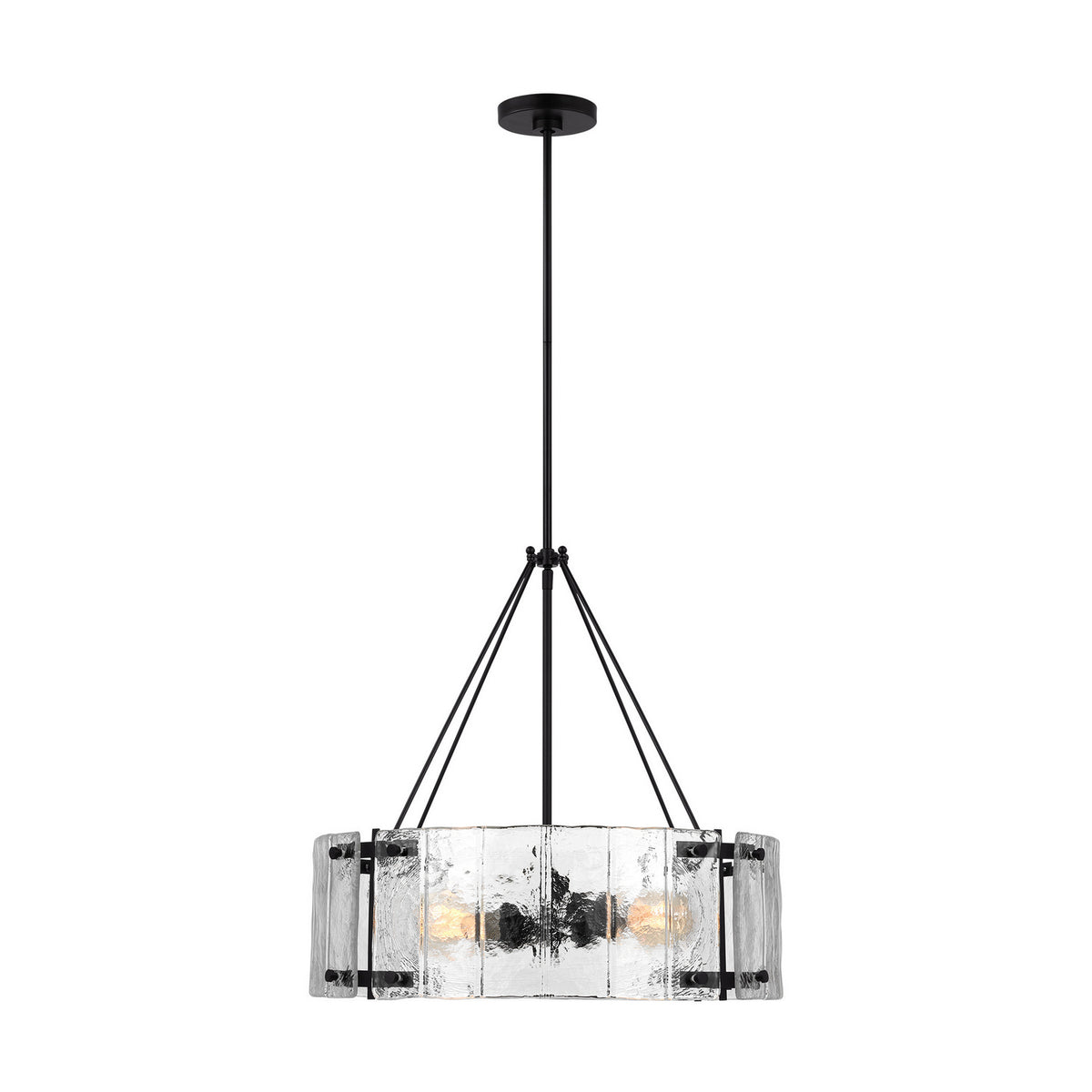 Lustre Calvert à quatre lumières