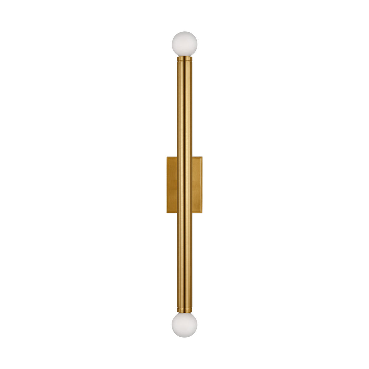 Beckham Modern Two Light Wall Sconce in Burnished Brass