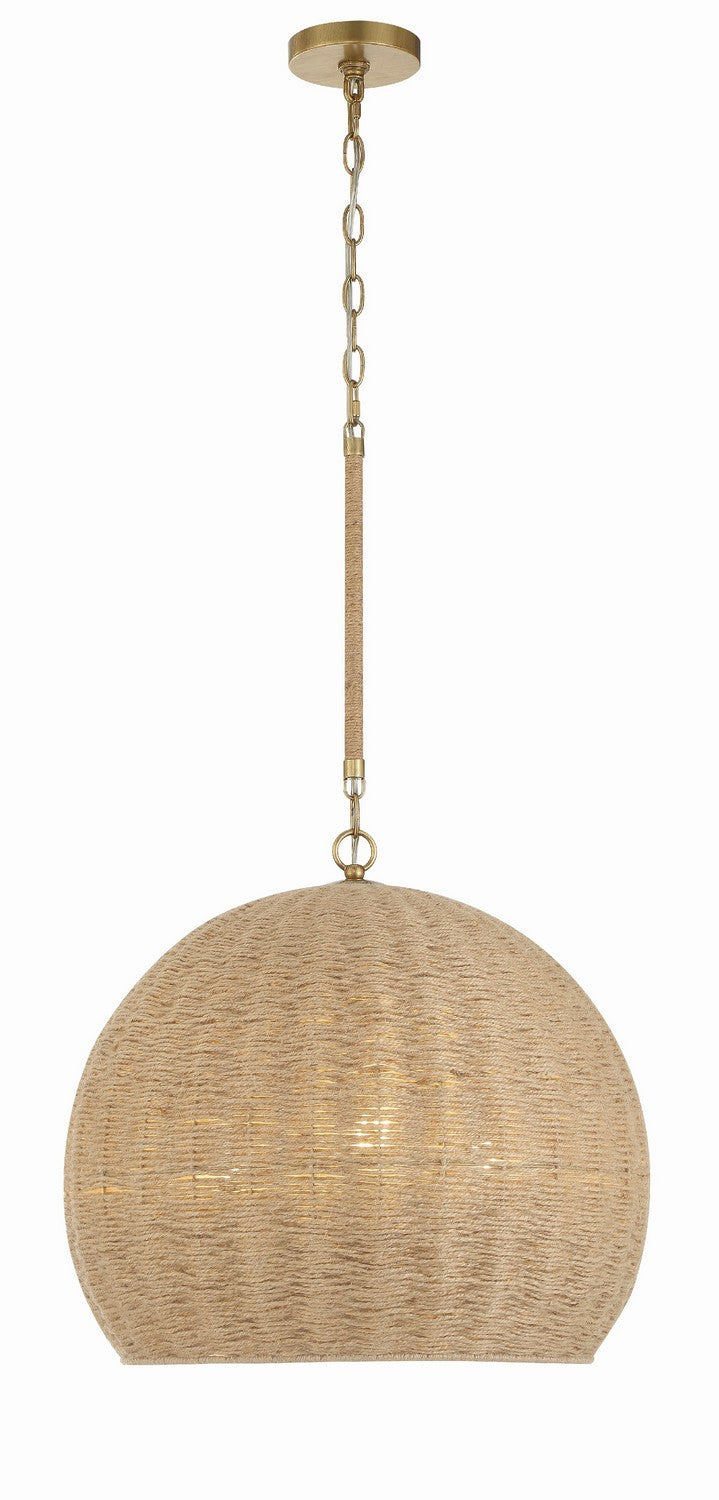 Jace Three Light Pendant in Soft Gold